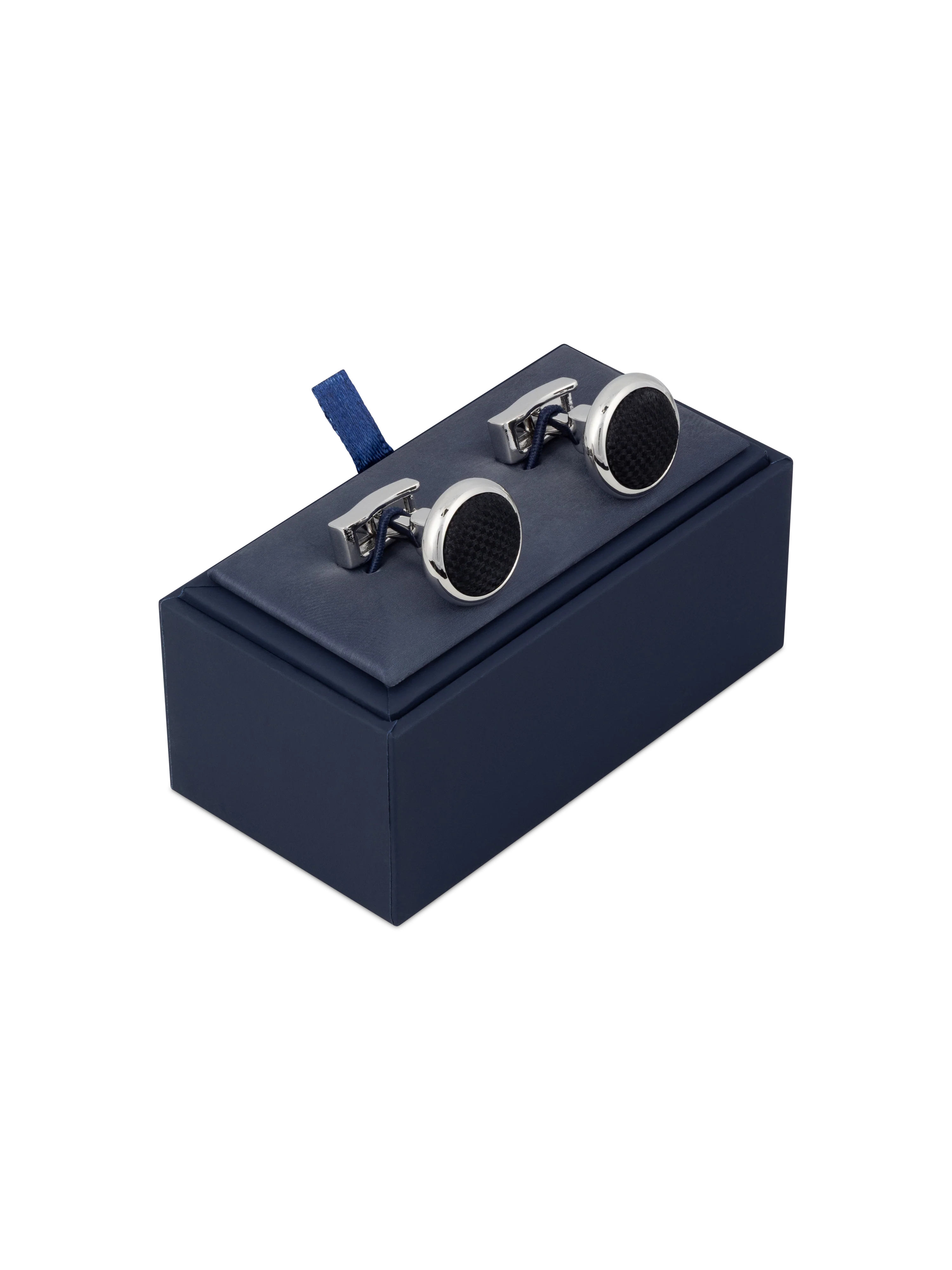 The Woven Round Cufflinks - Image 2