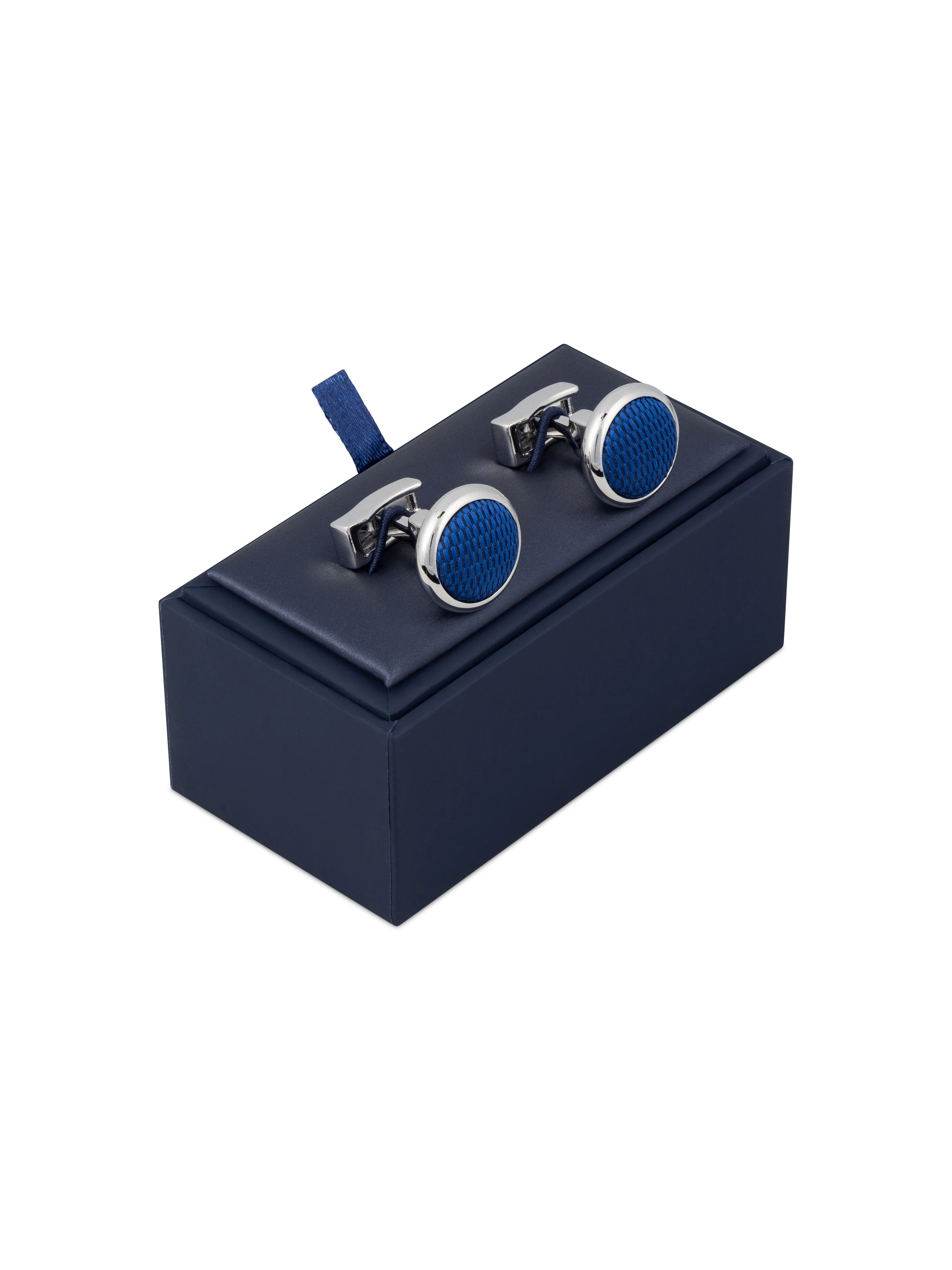 The Woven Round Cufflinks - Image 2