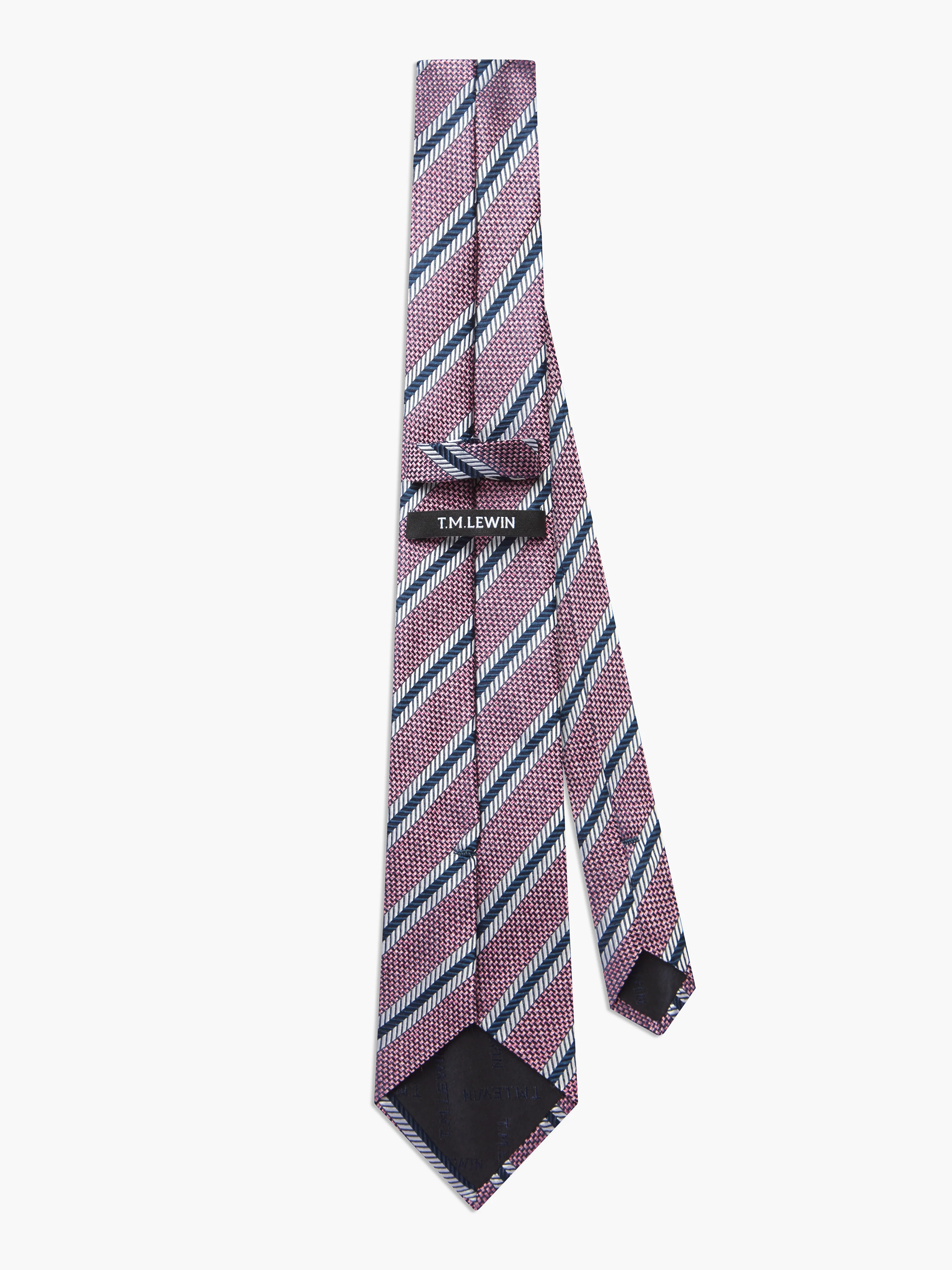 The Textured Stripe Tie - Image 2