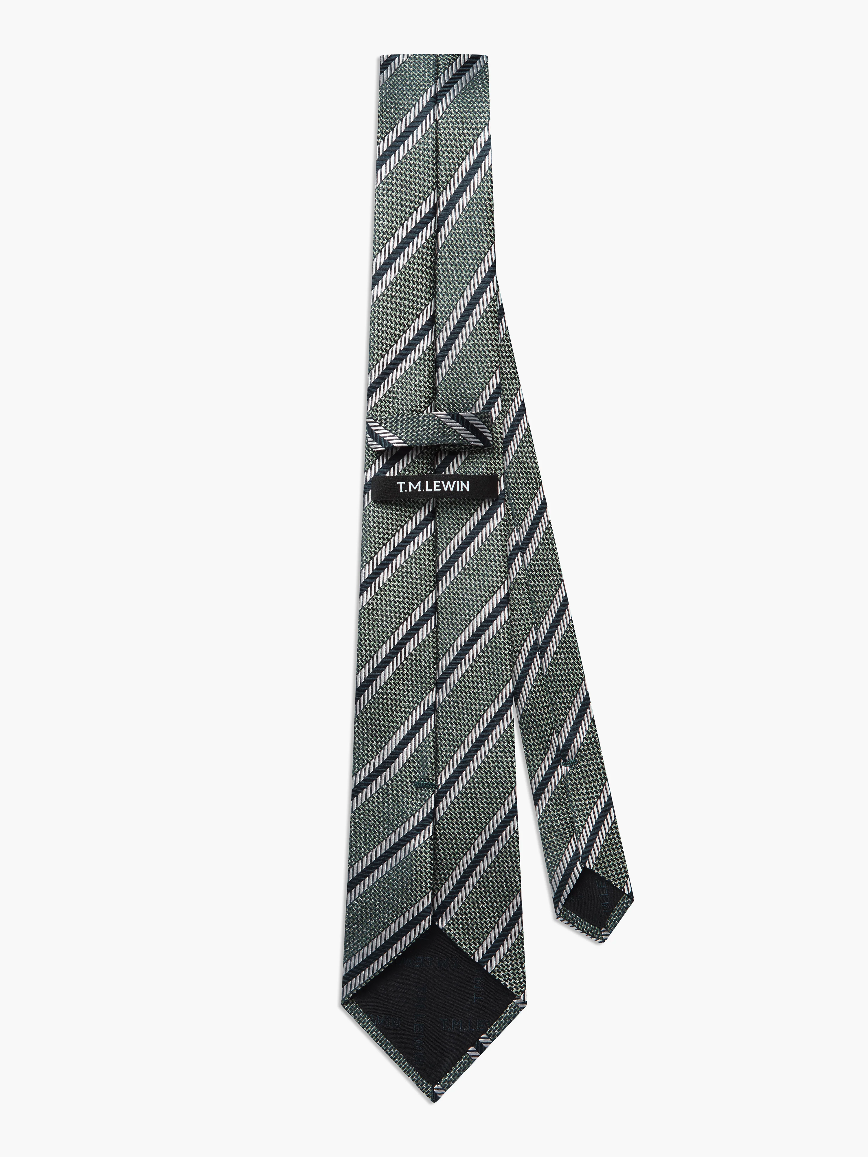 The Textured Stripe Tie - Image 3