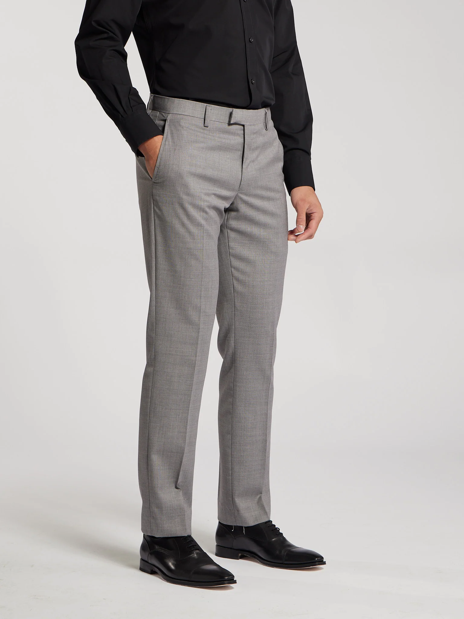 The Hackney Wool Slim Suit Trouser - Image 2