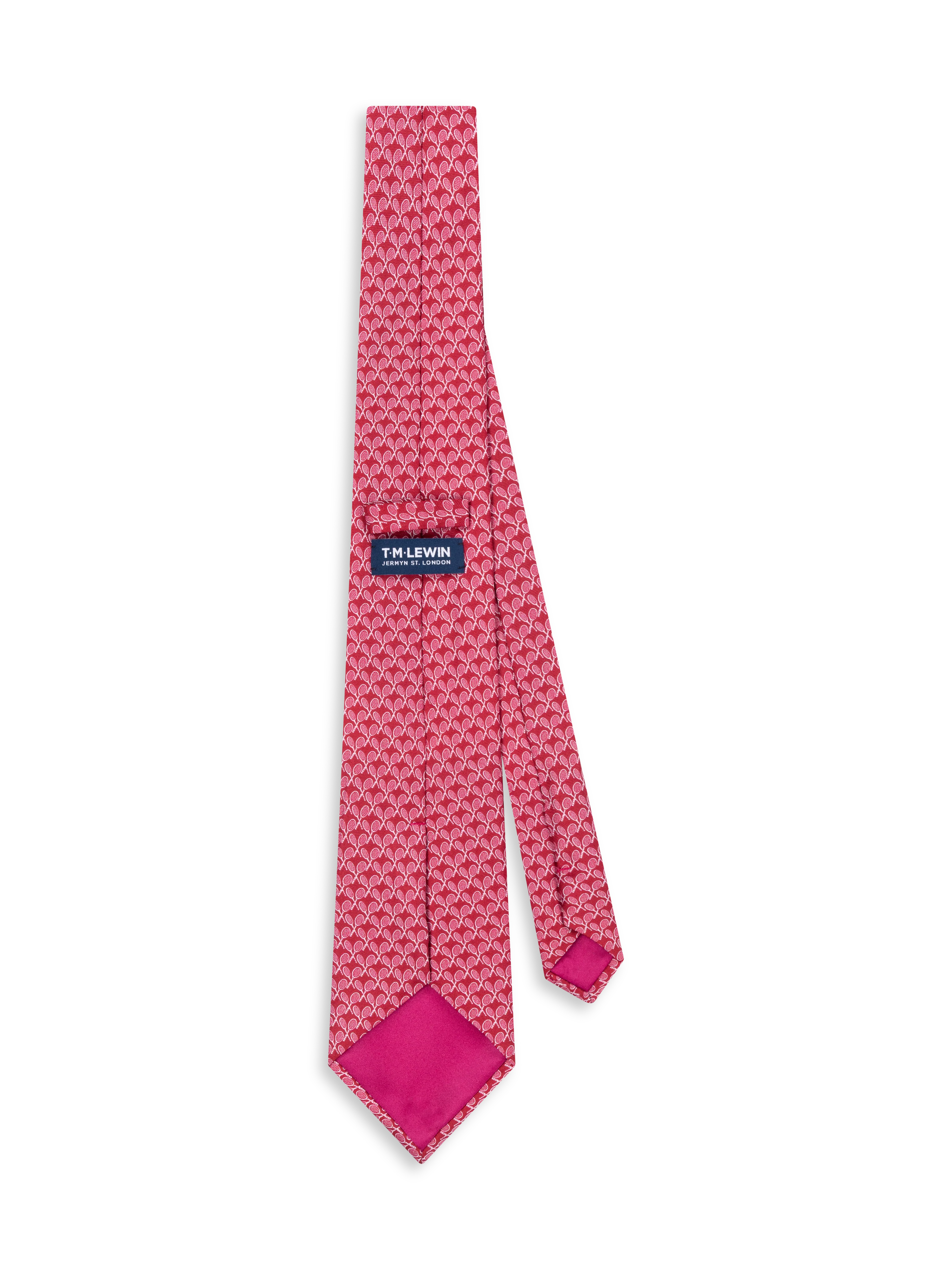 The Italian Tennis Print Tie - Image 2