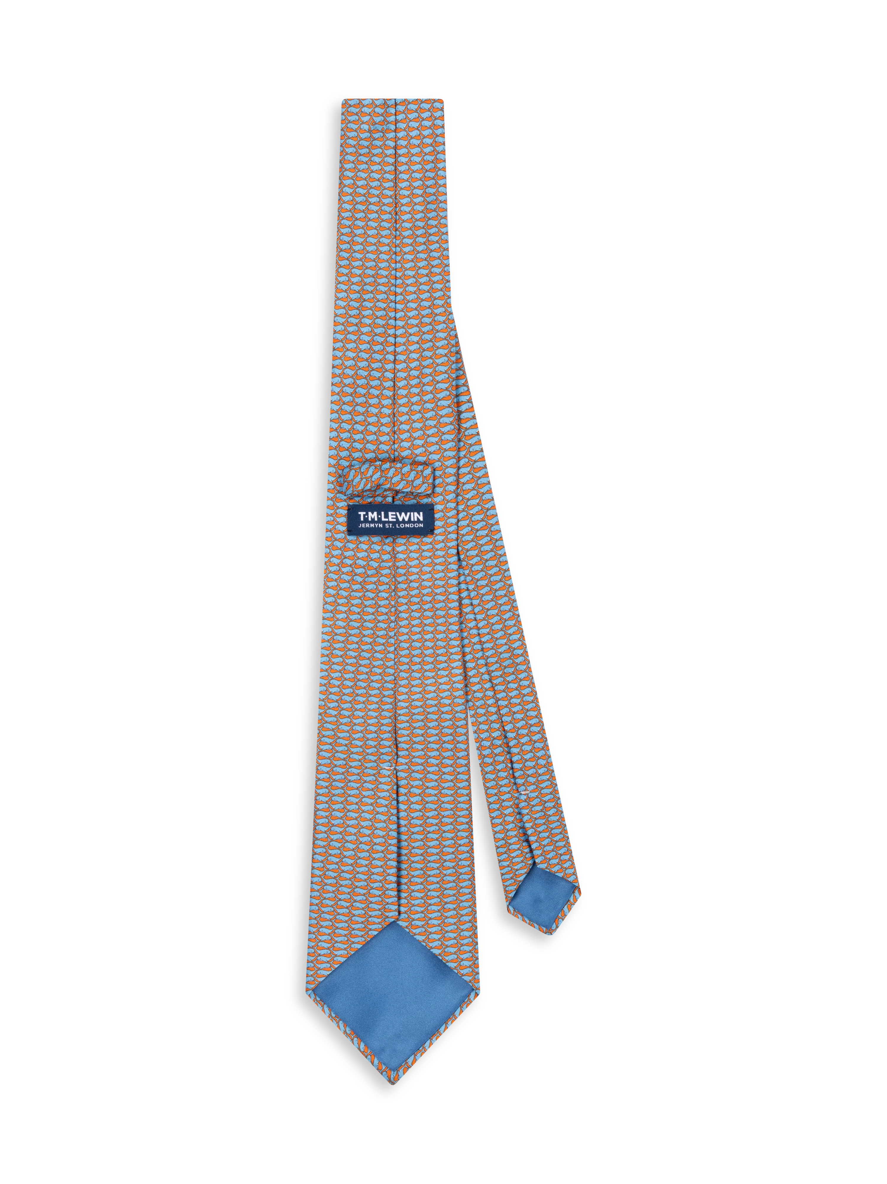 The Italian Whale Print Tie - Image 2