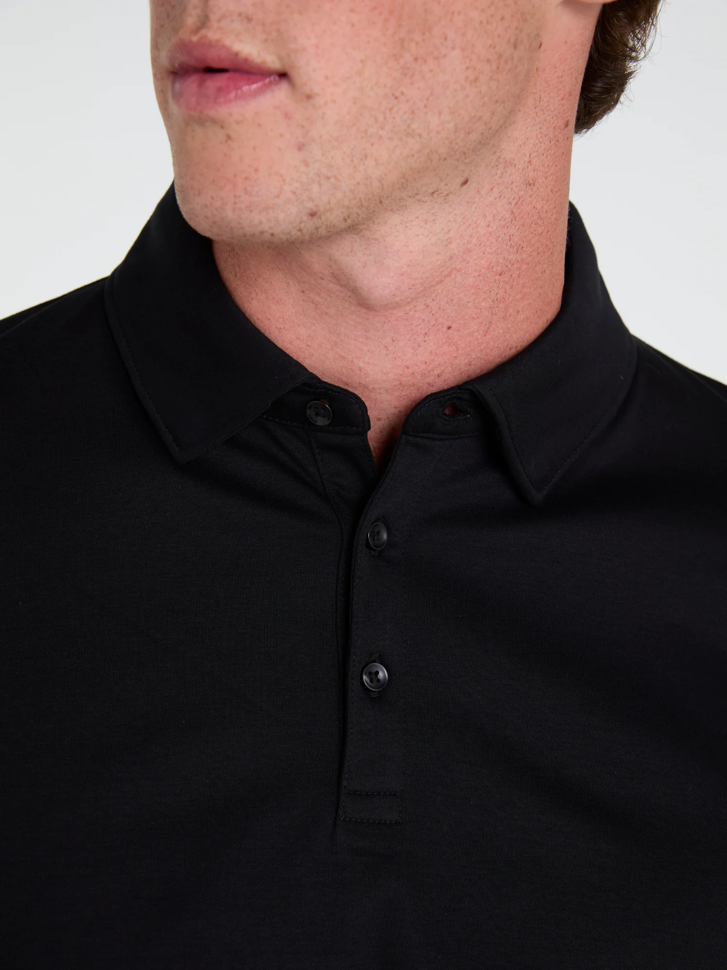 The Long Sleeve Smart Jersey Polo - Image 3