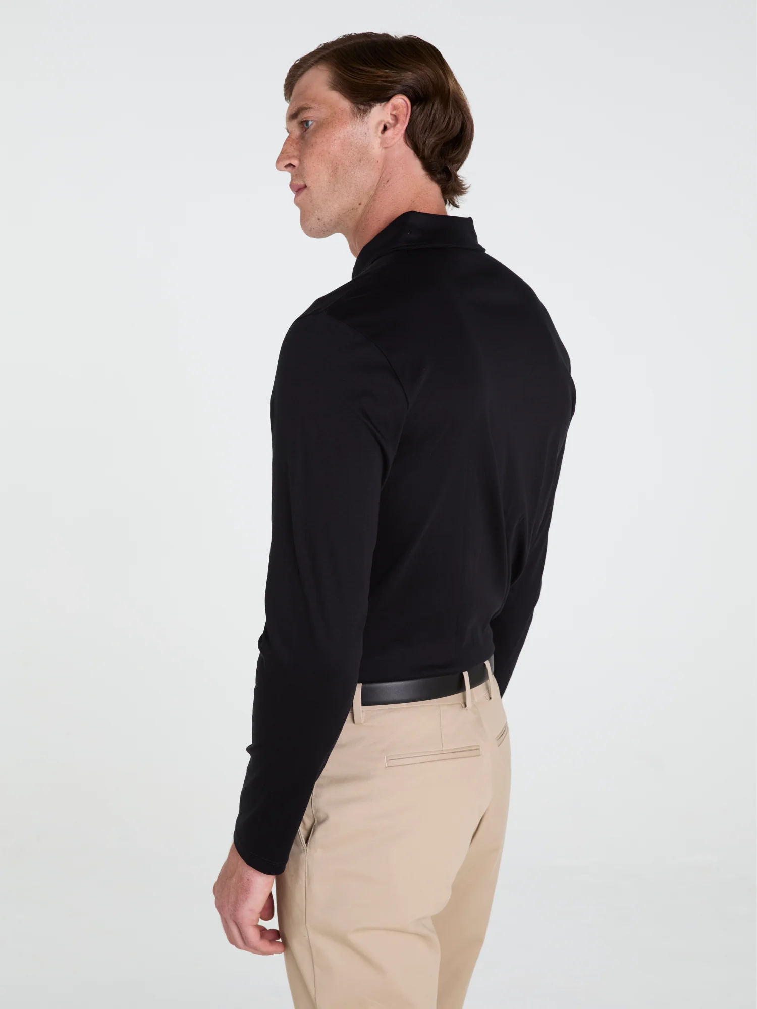 The Long Sleeve Smart Jersey Polo - Image 4