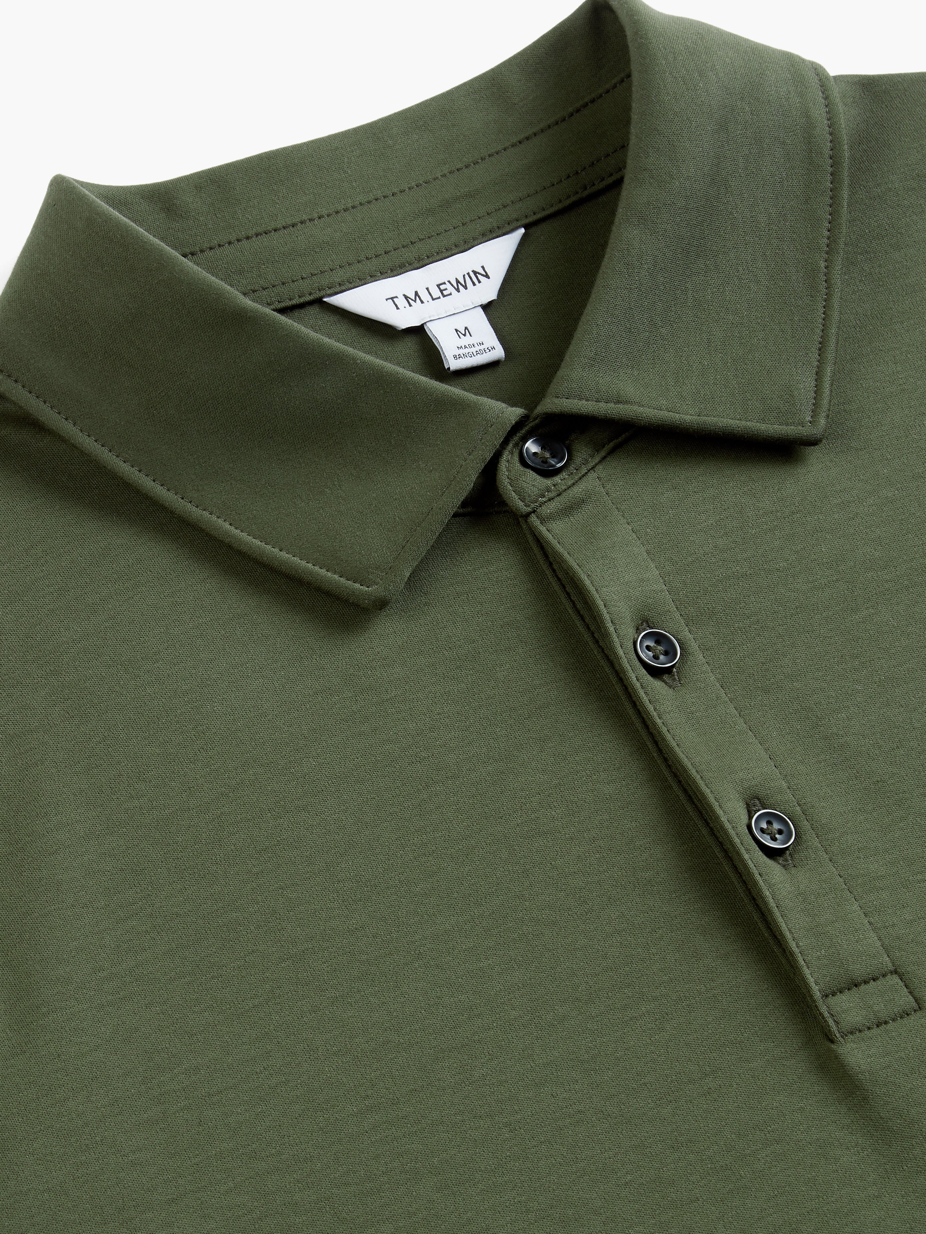 The Long Sleeve Smart Jersey Polo - Image 5