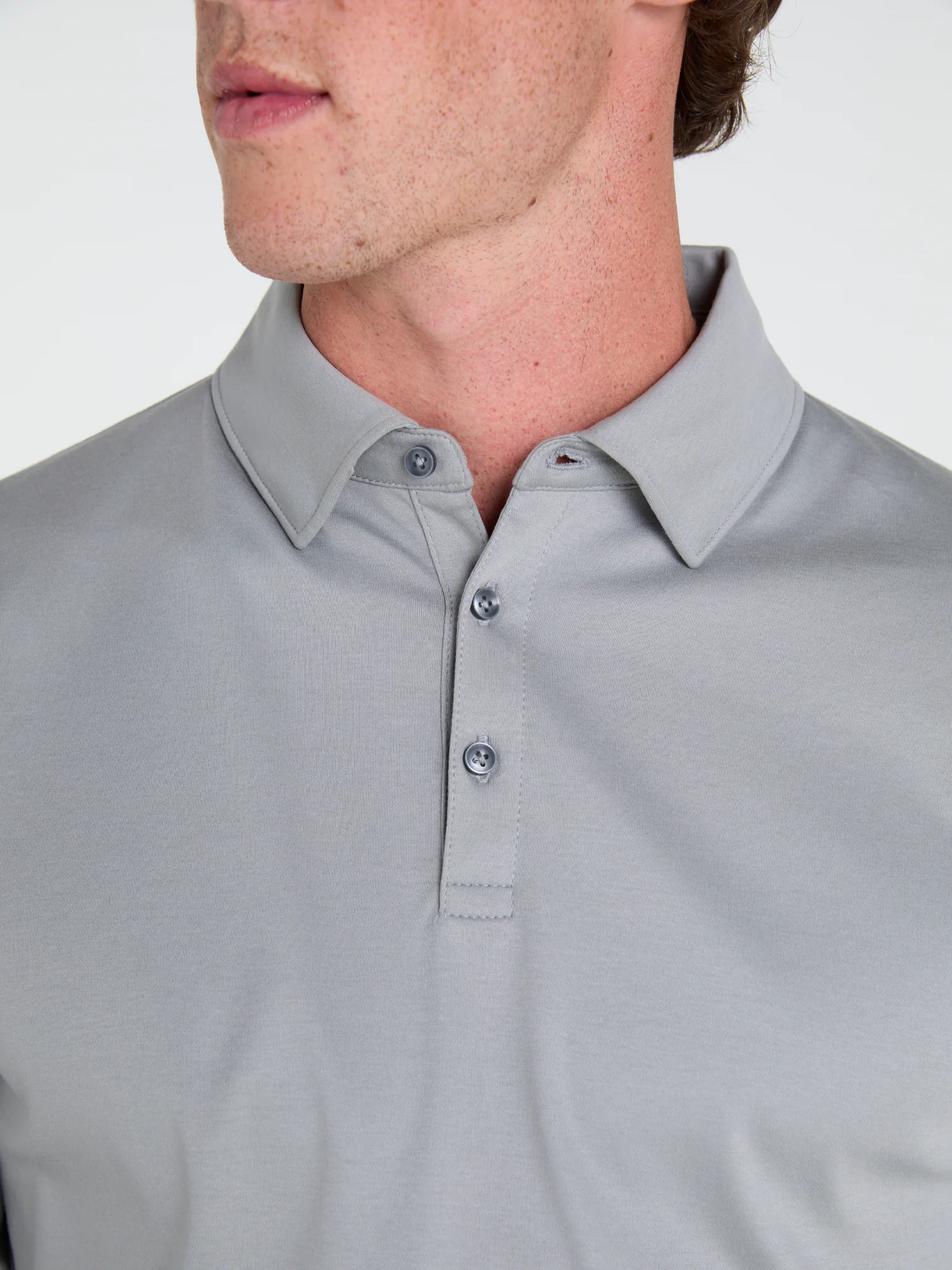 The Long Sleeve Smart Jersey Polo - Image 3