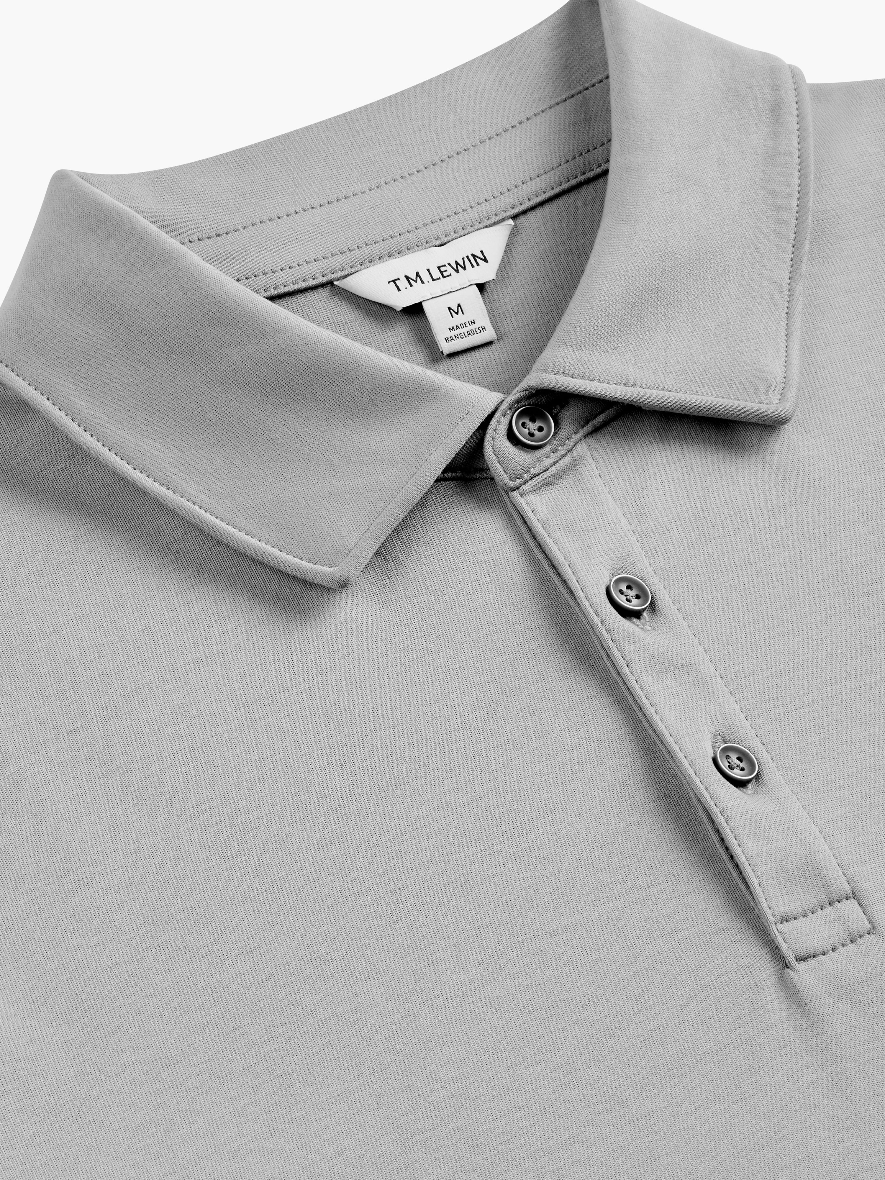 The Long Sleeve Smart Jersey Polo - Image 5