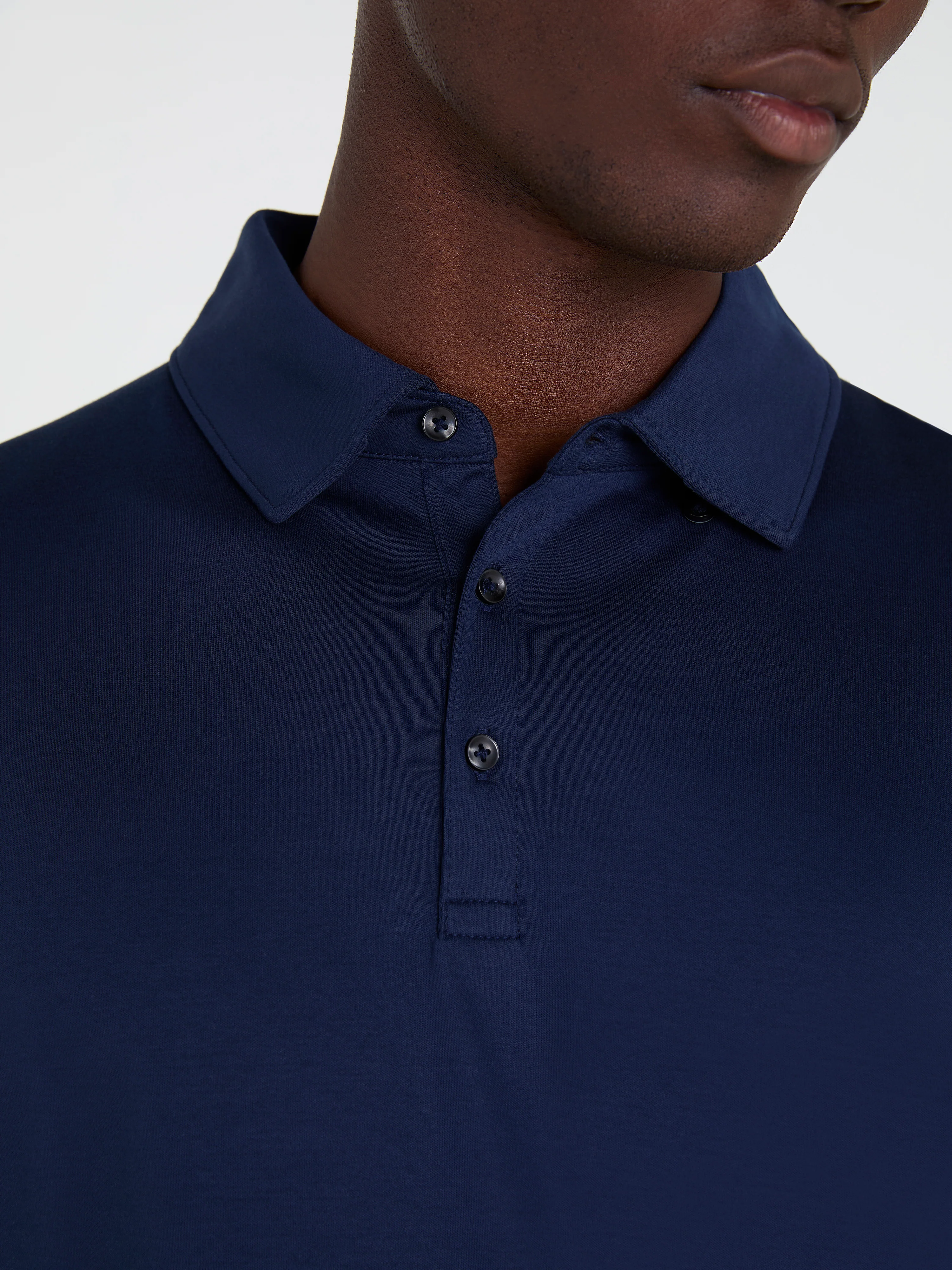 The Long Sleeve Smart Jersey Polo - Image 3