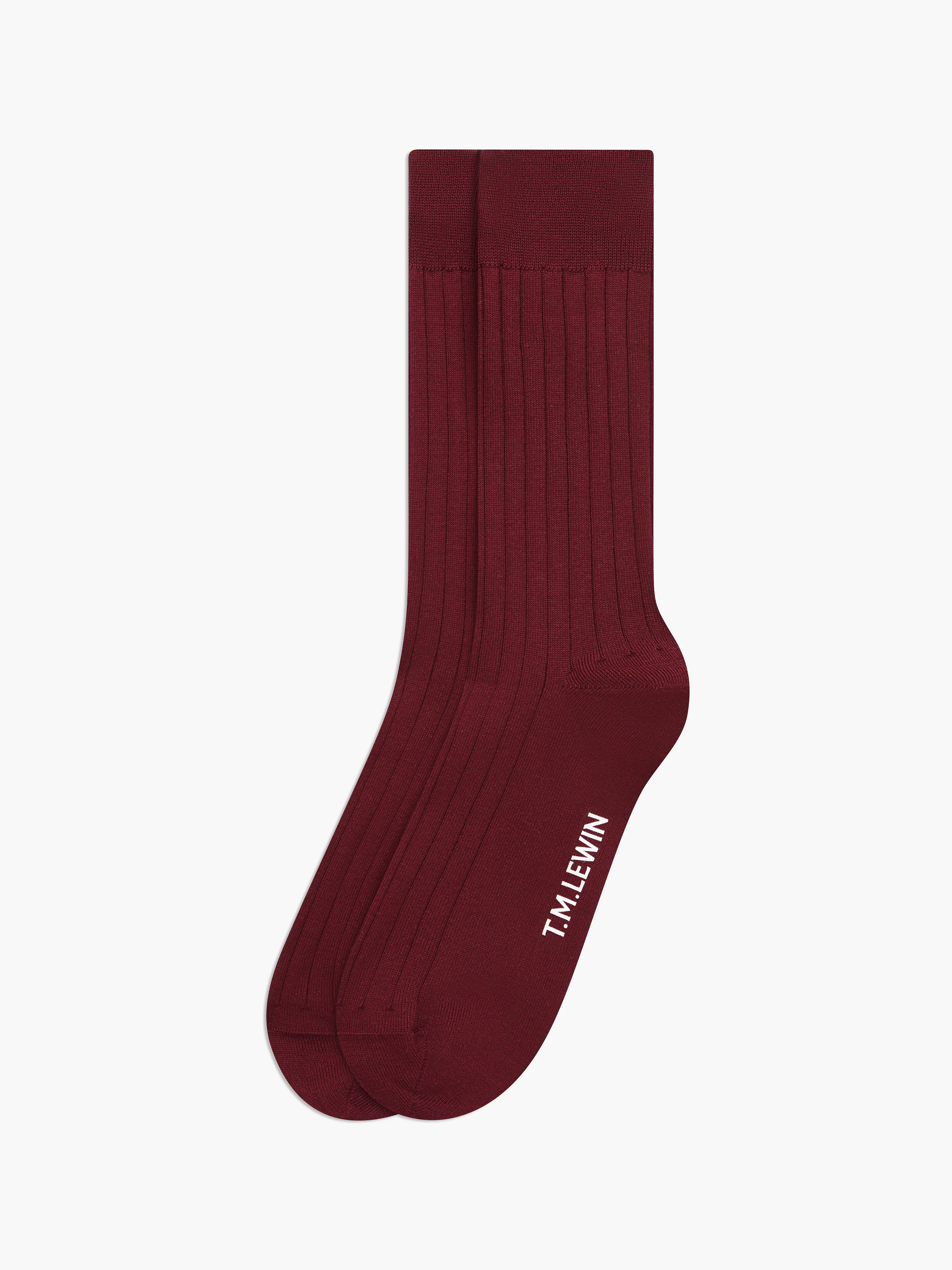 The Mercerised Ribbed Socks