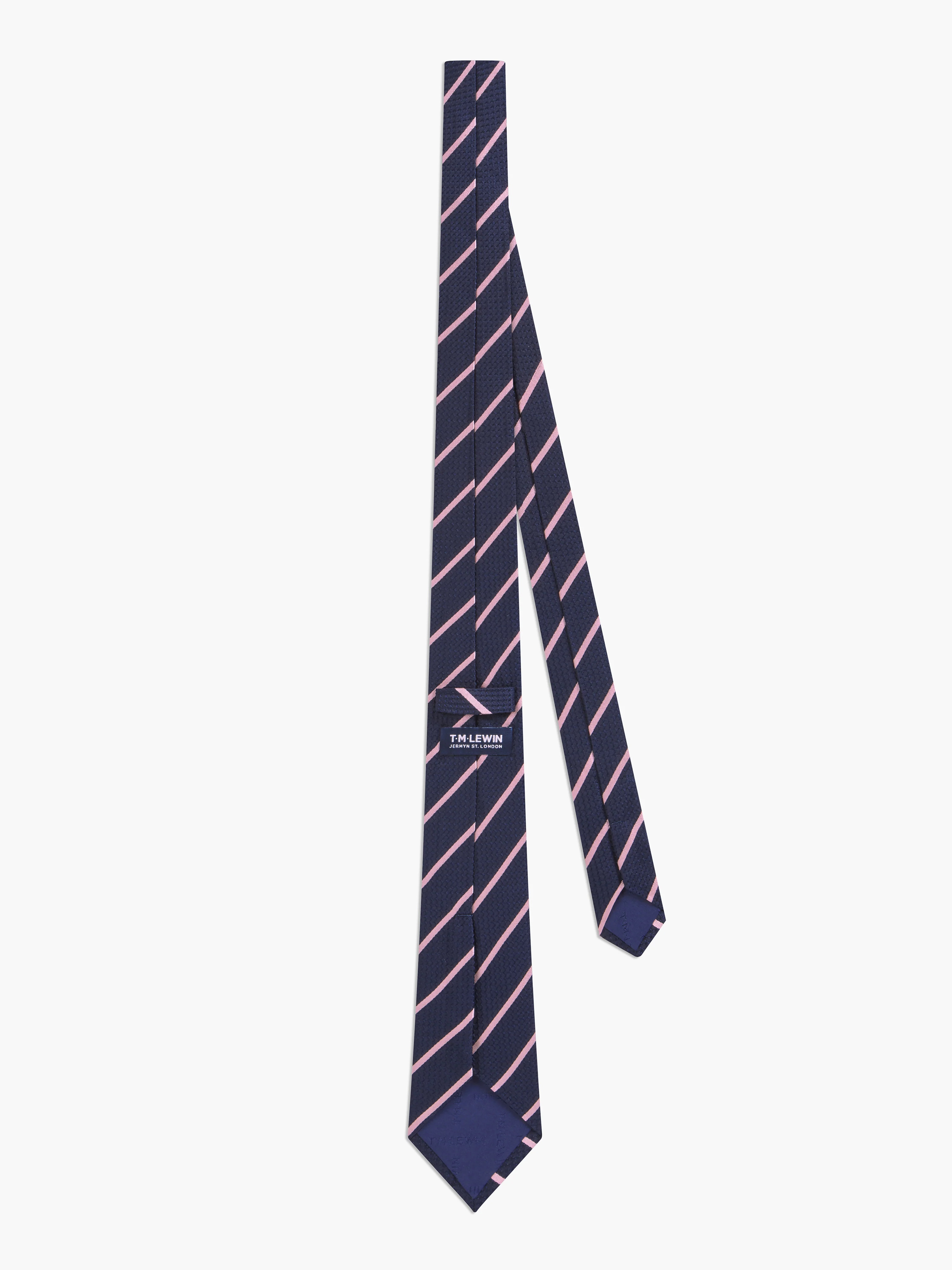 The Wide Stripe Slim Tie - Image 2
