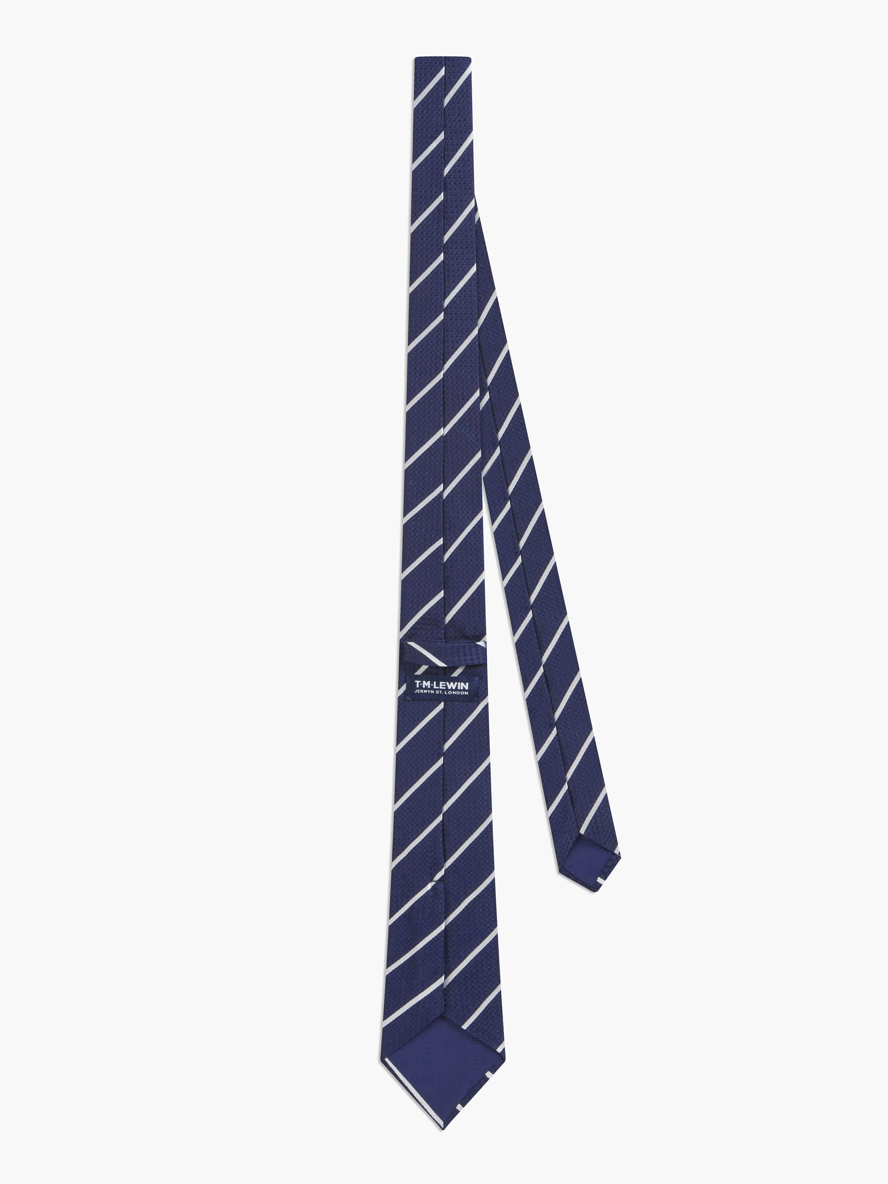 The Wide Stripe Slim Tie - Image 2