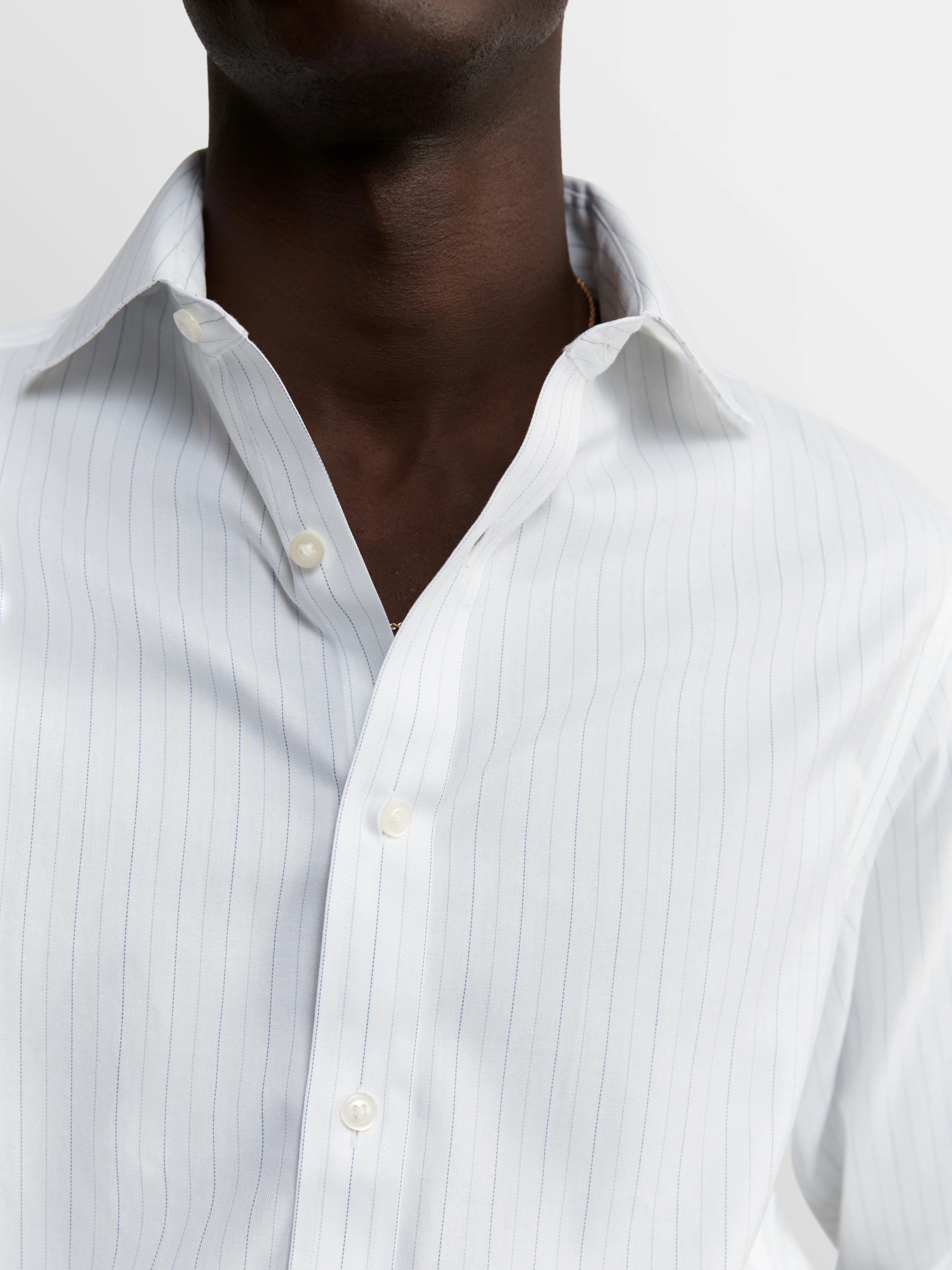 The Non-Iron Herringbone Shirt - Image 2