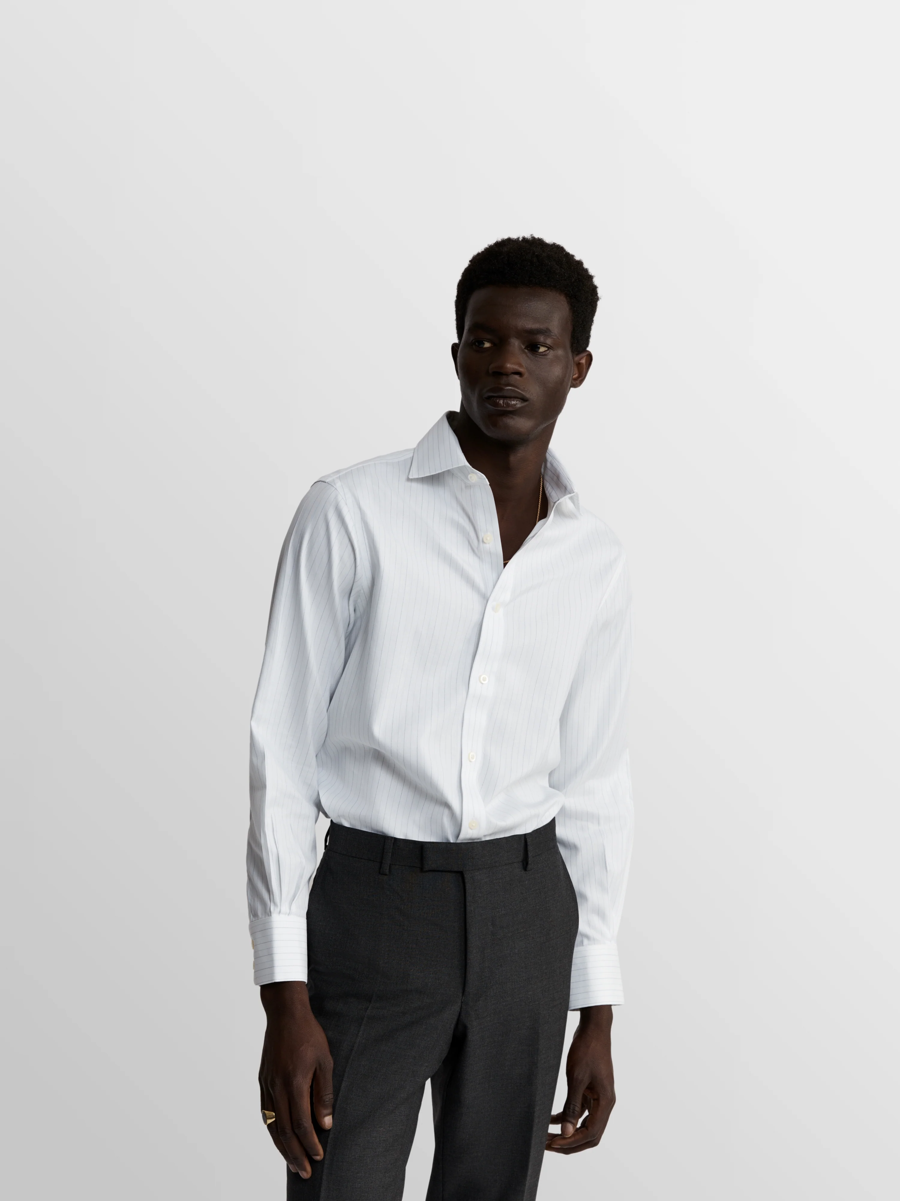 The Non-Iron Herringbone Shirt - Image 3