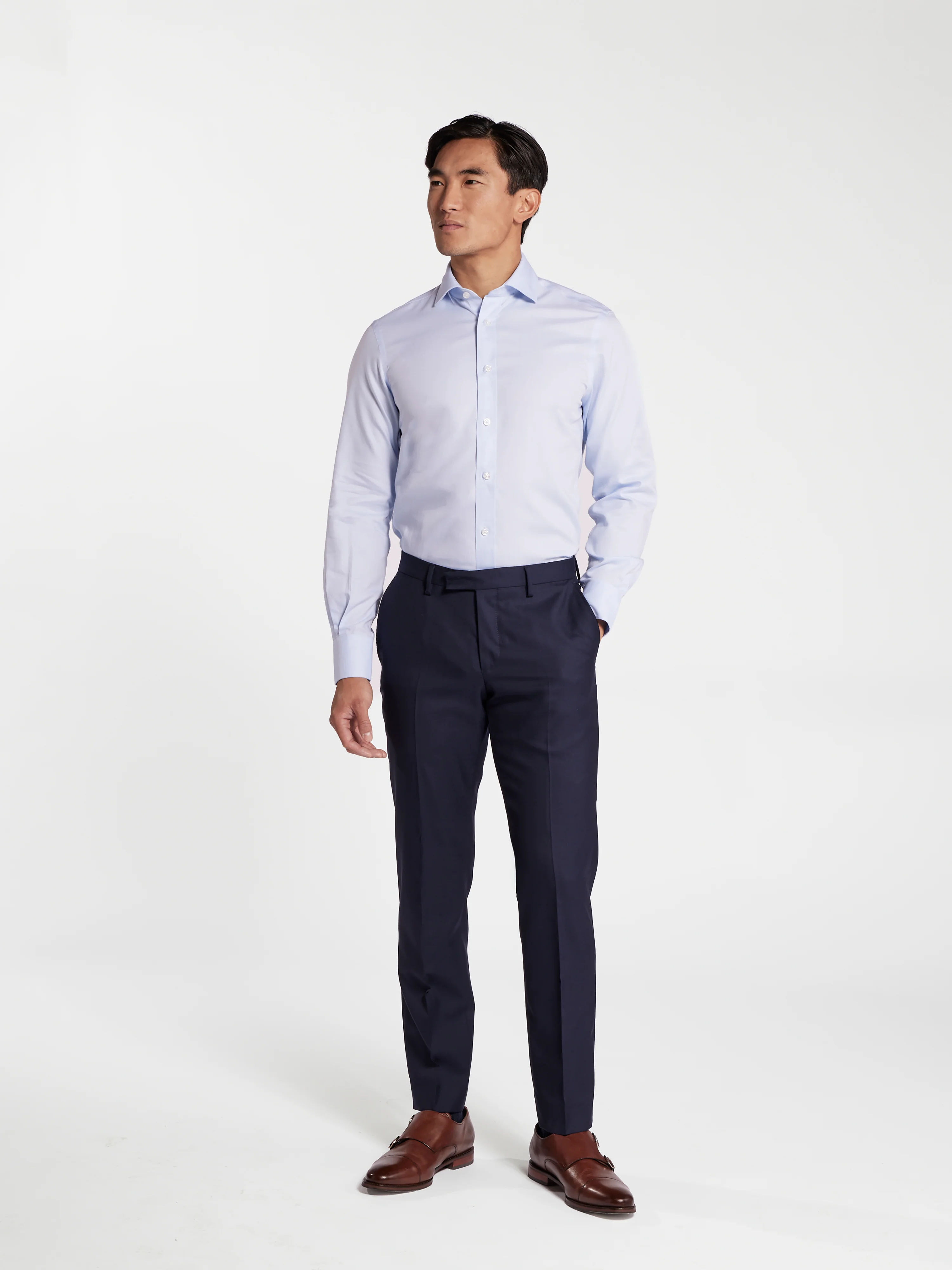 The Non-Iron Lightweight Twill Shirt - Image 2