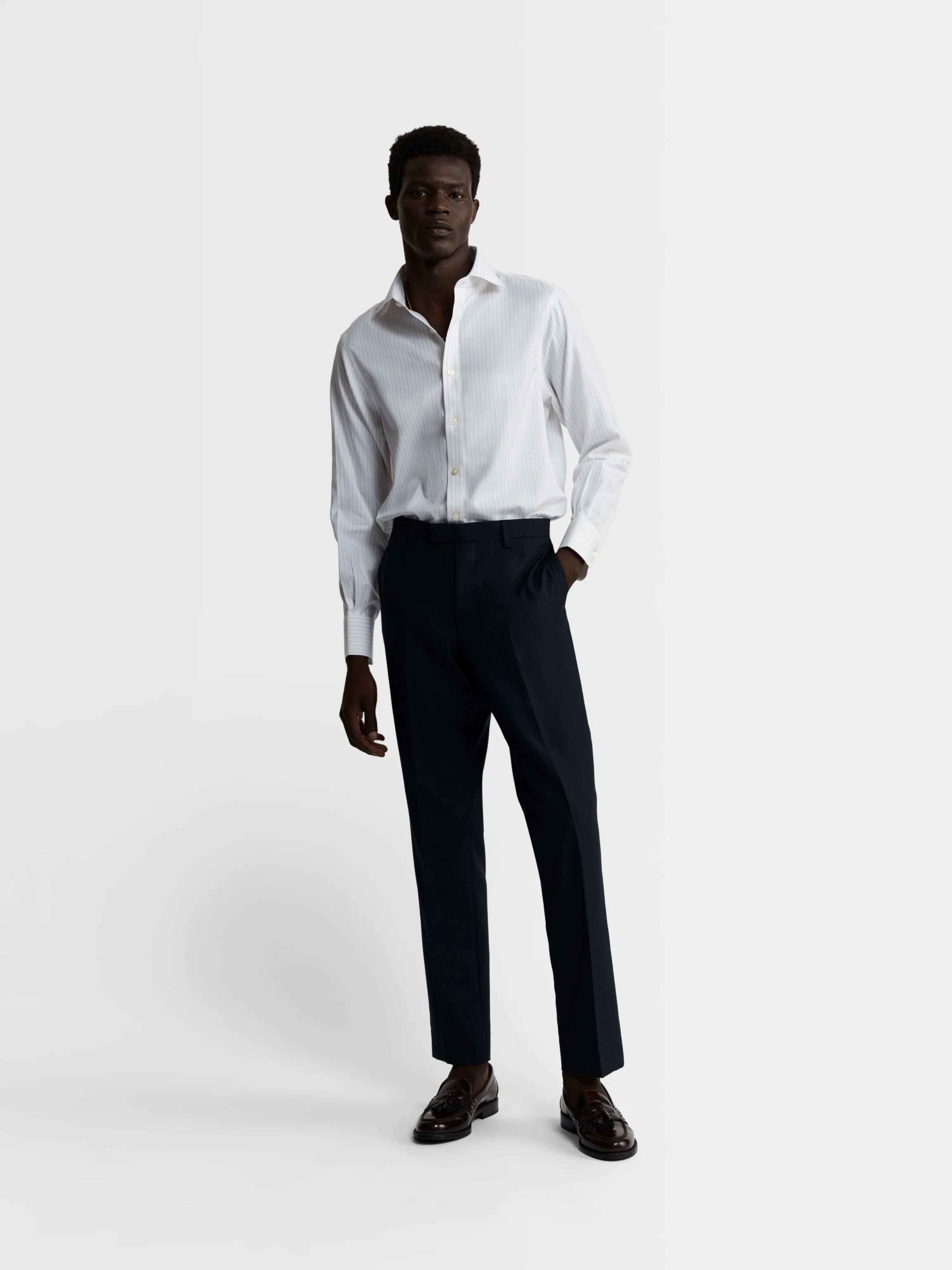 The Non-Iron Herringbone Shirt - Image 3