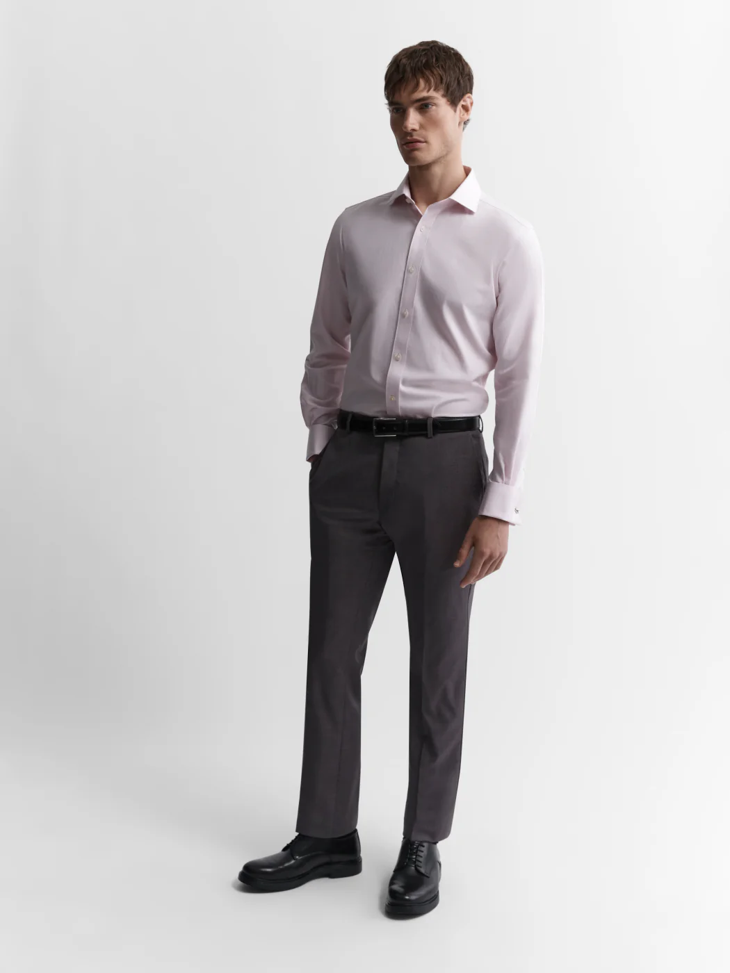 The Non-Iron Herringbone Shirt - Image 2