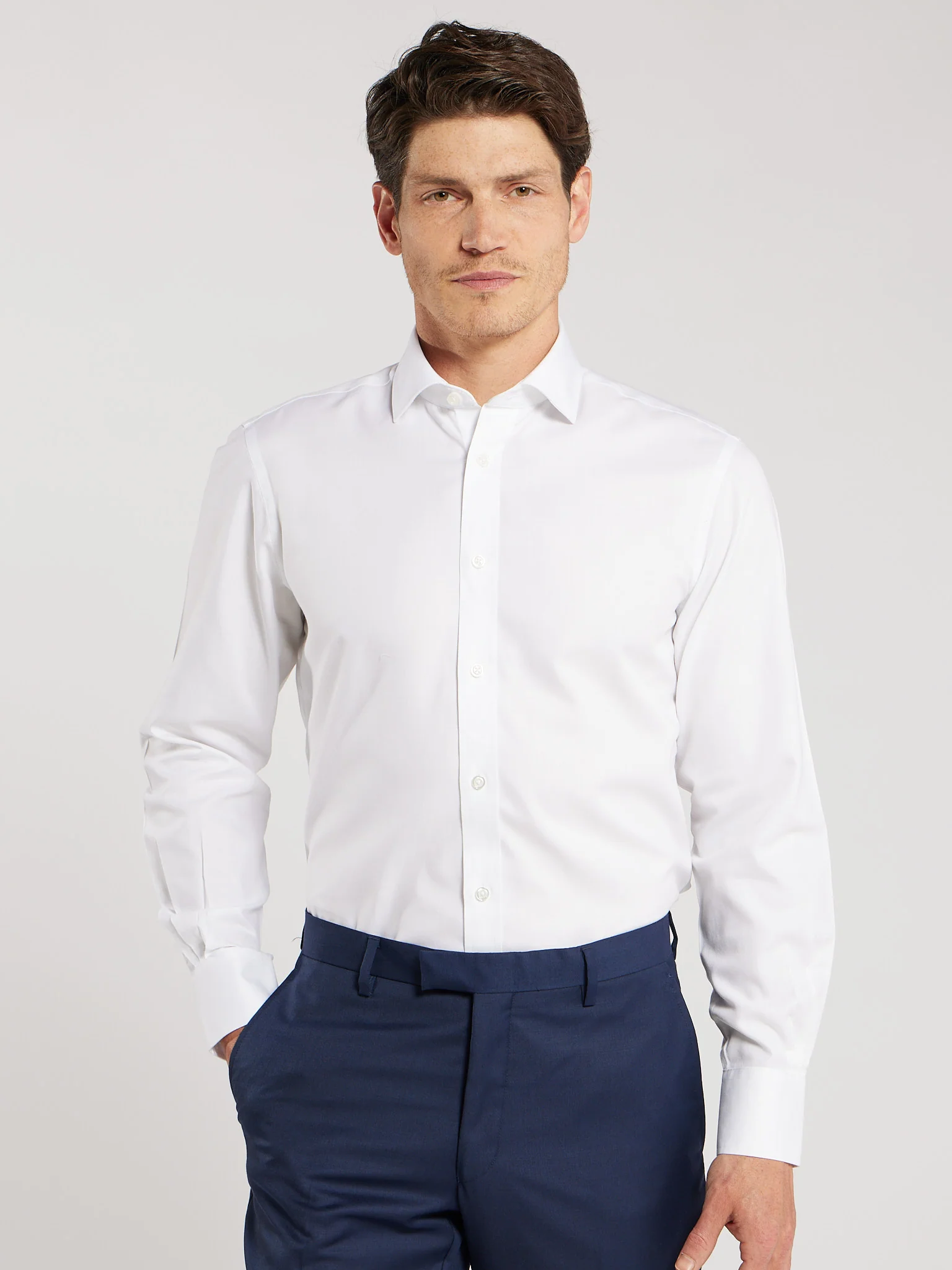 The Non-Iron Lightweight Twill Shirt - Image 2