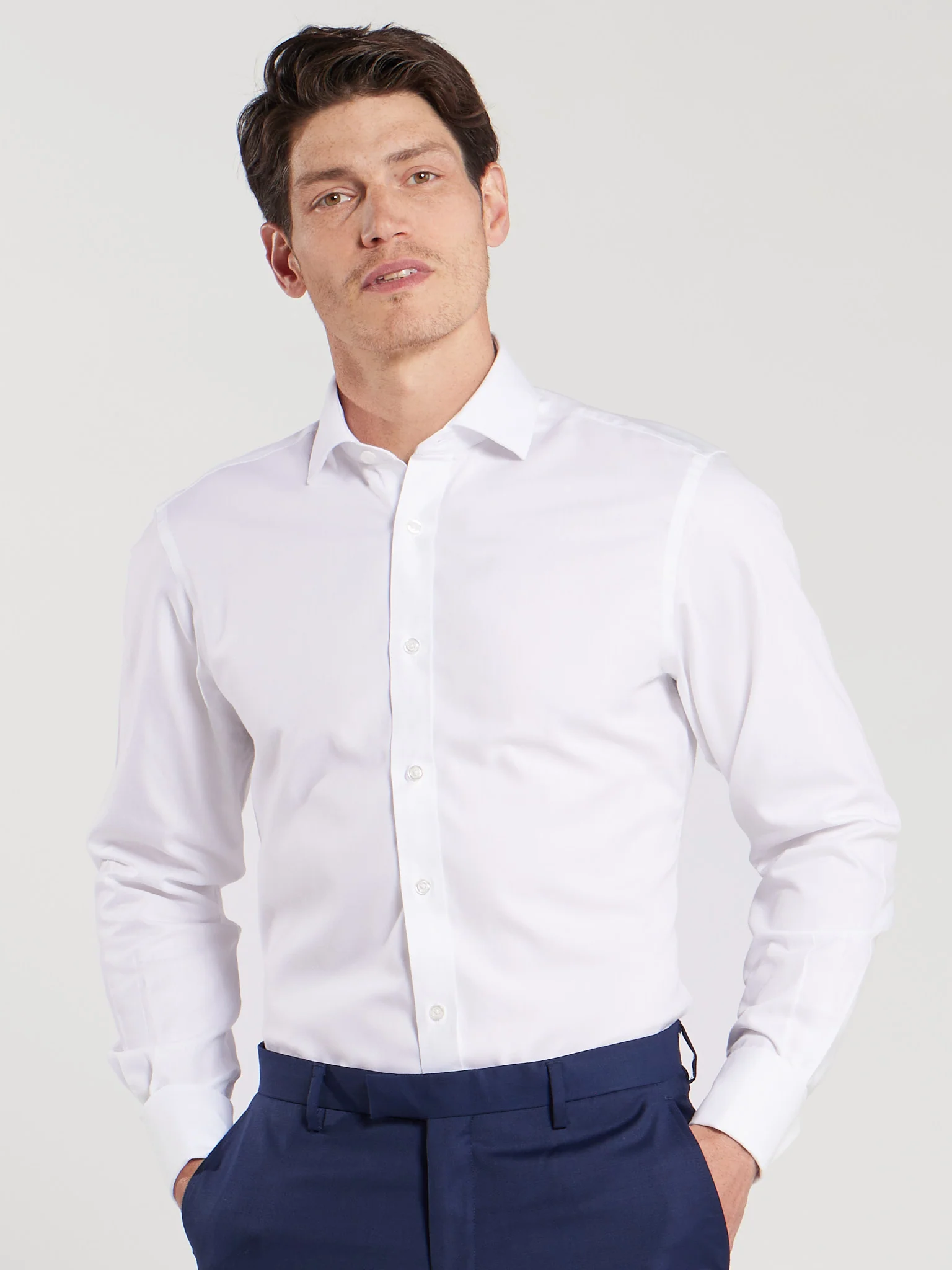 The Non-Iron Lightweight Twill Shirt - Image 3