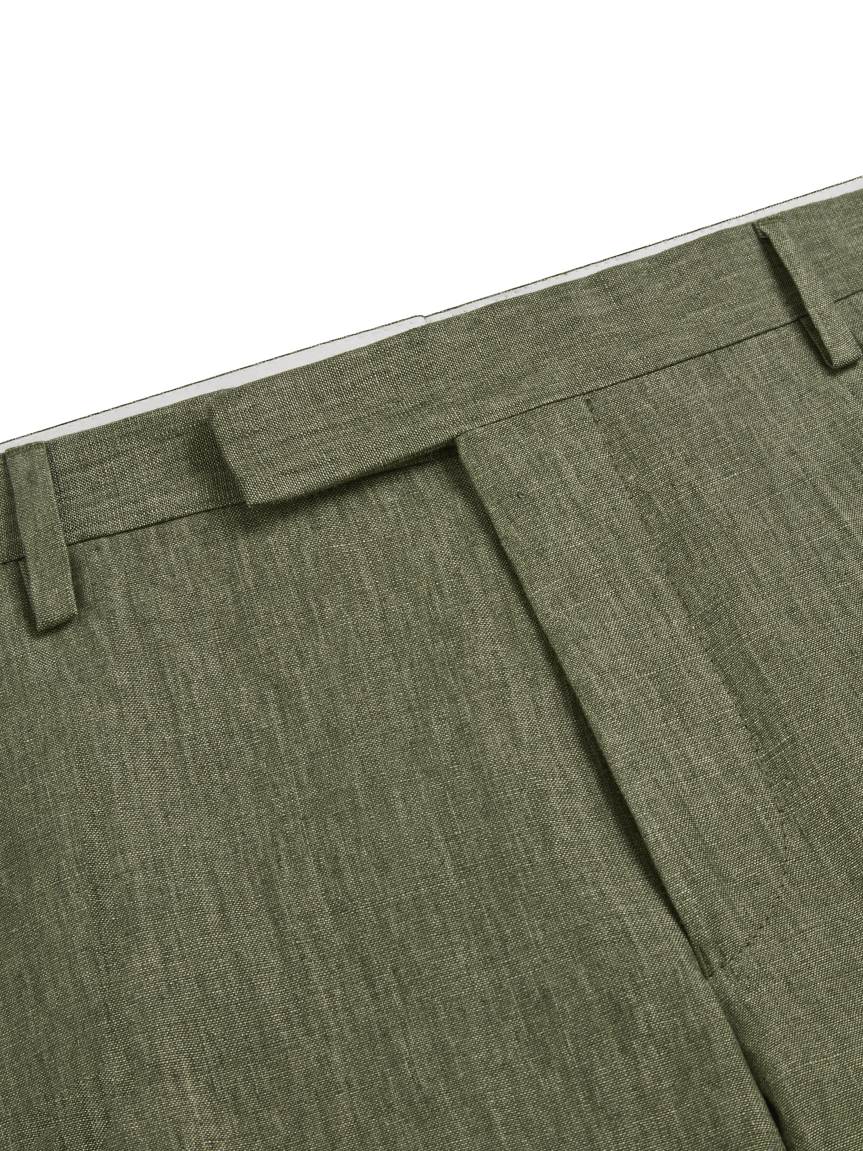 The Portobello Slim Linen Trouser - Image 2