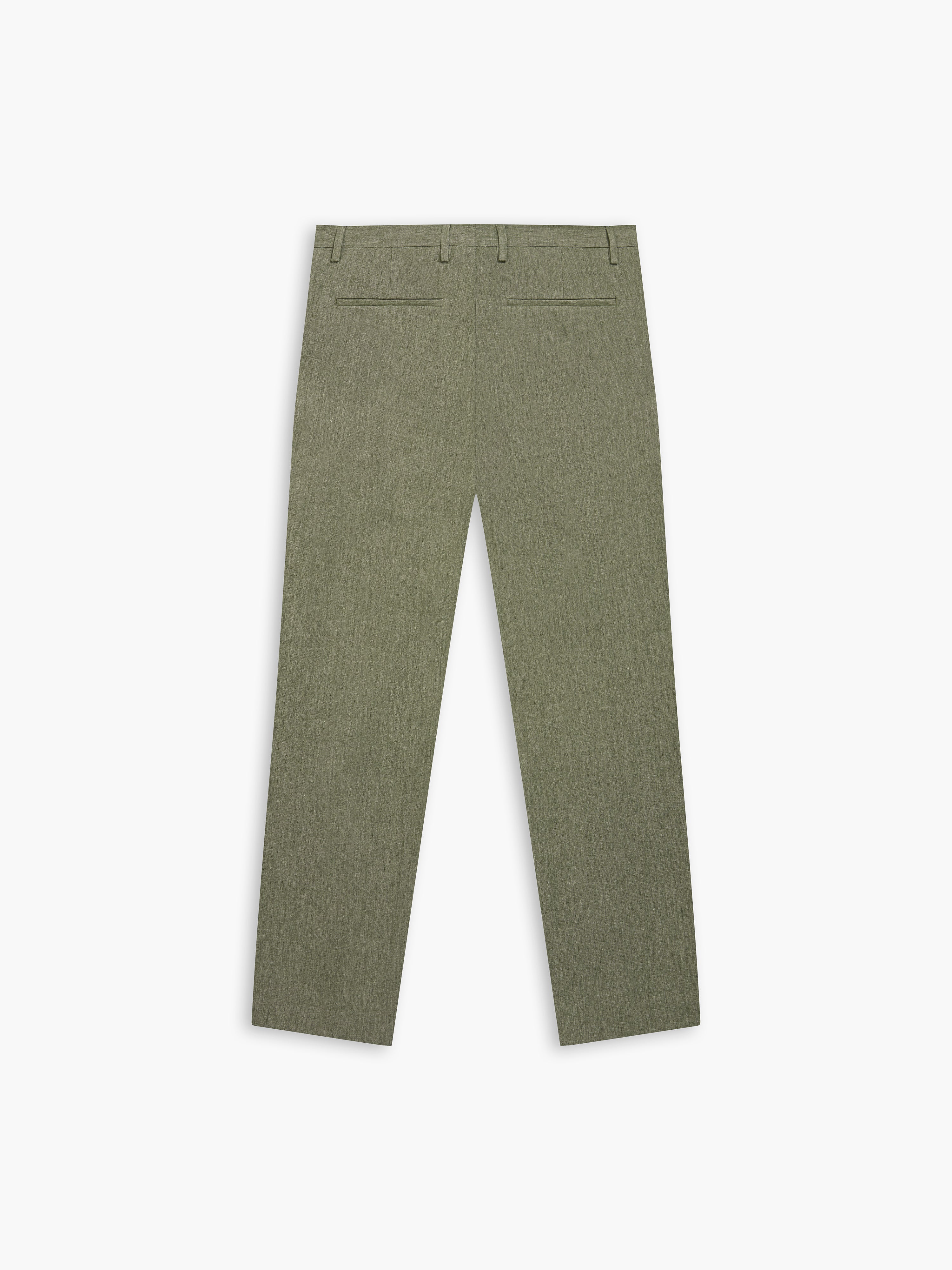 The Portobello Slim Linen Trouser - Image 3