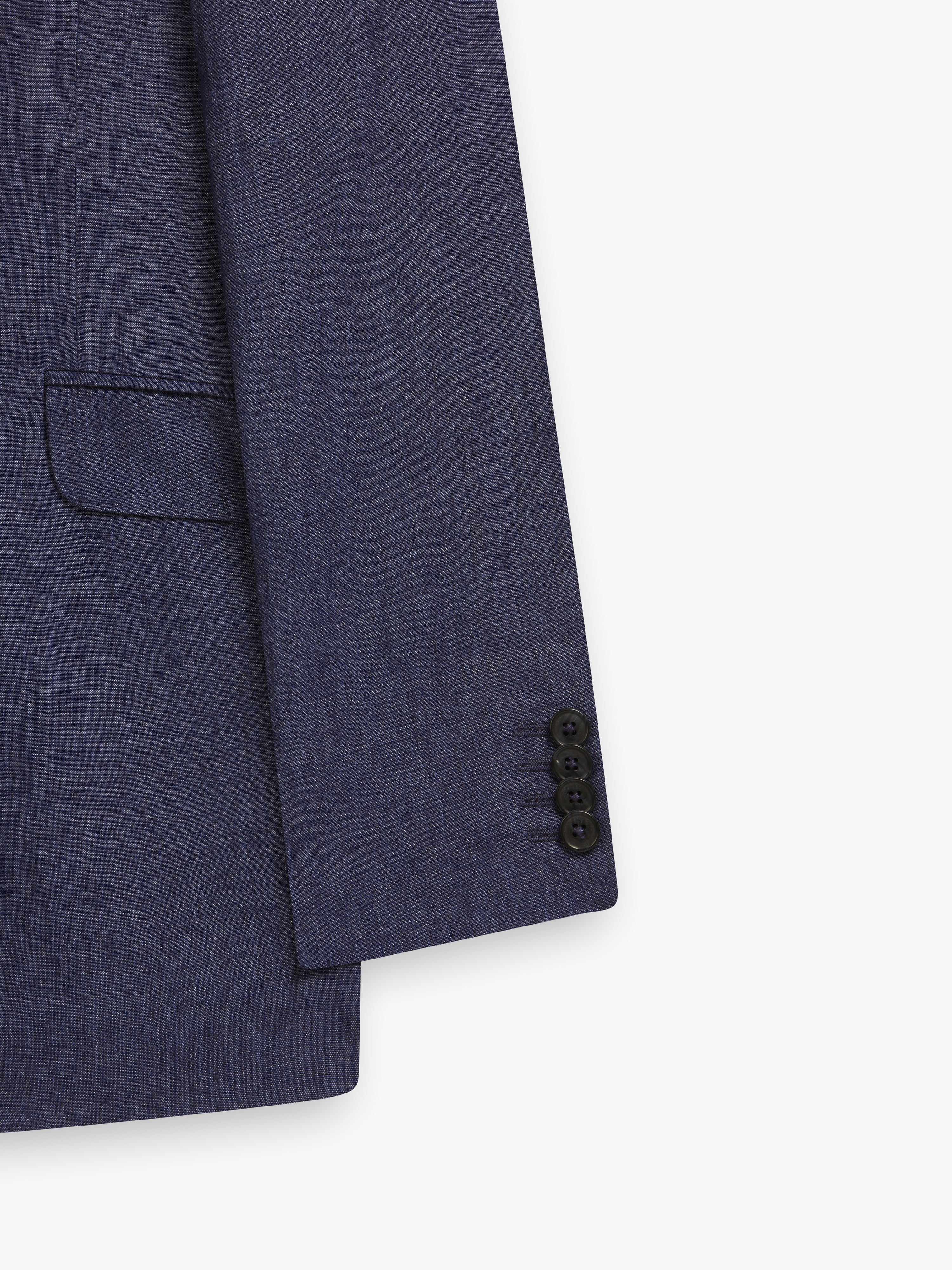 The Portobello Slim Linen Blazer - Image 3