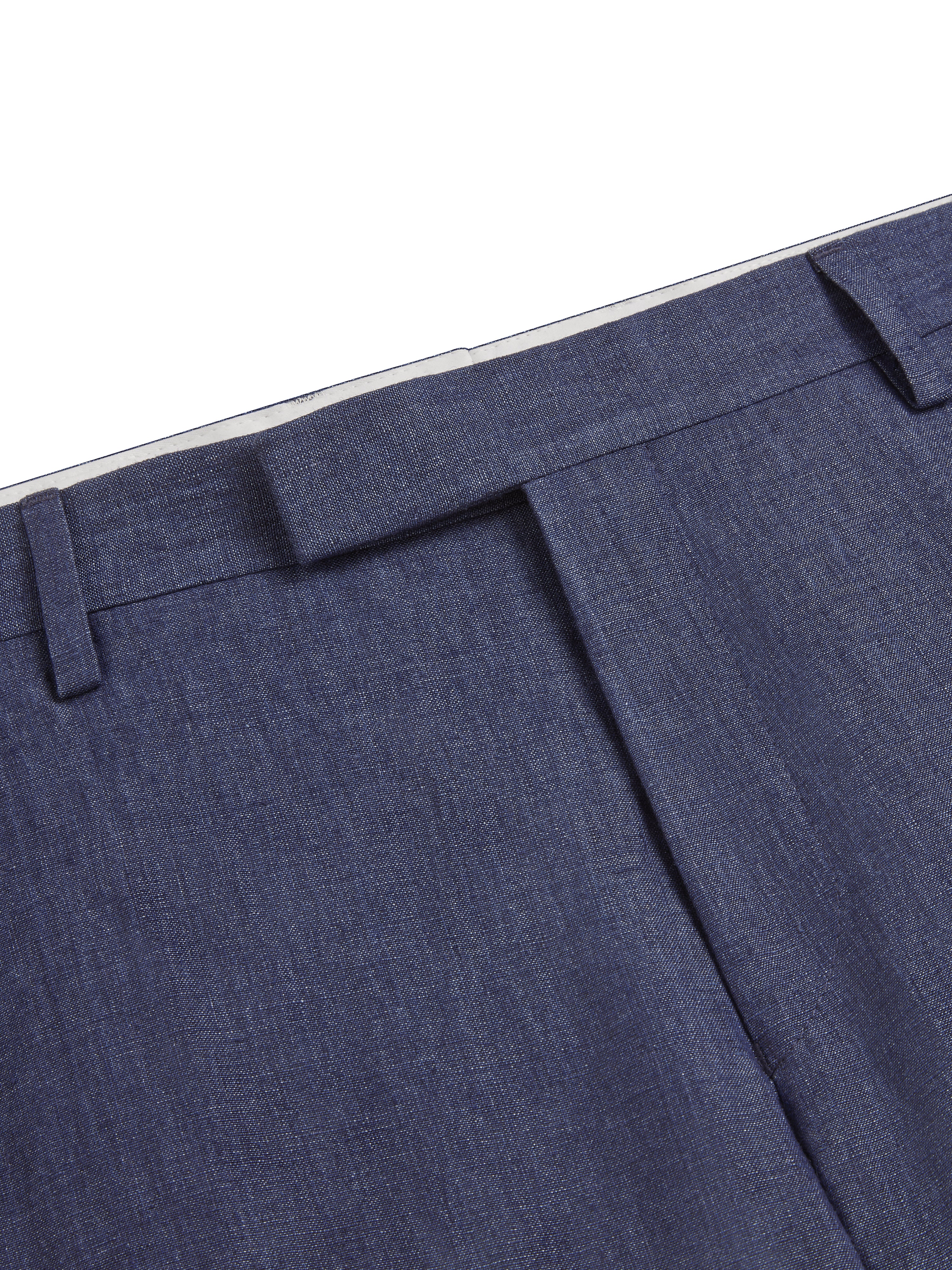 The Portobello Slim Linen Trouser - Image 2