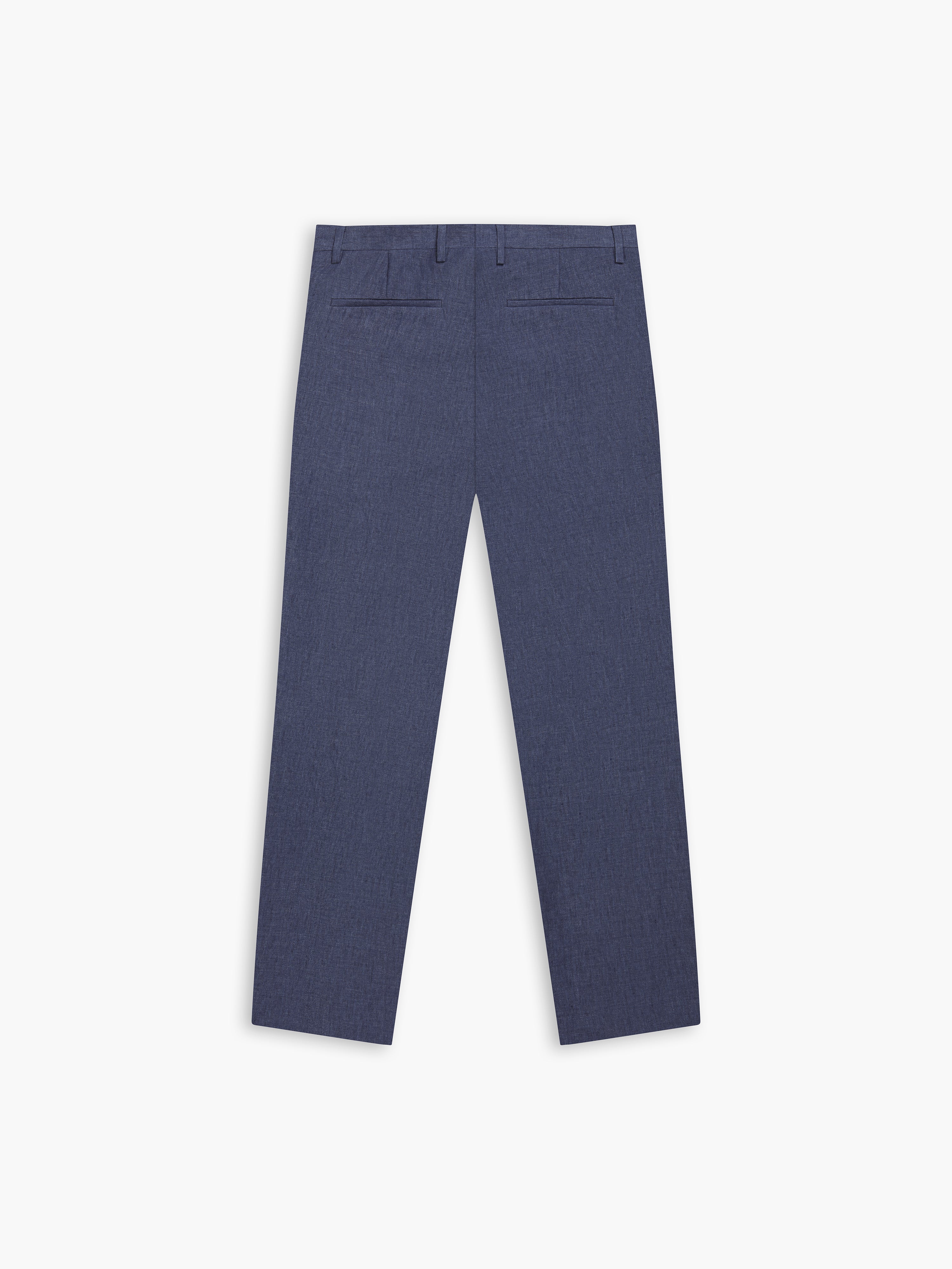 The Portobello Slim Linen Trouser - Image 3