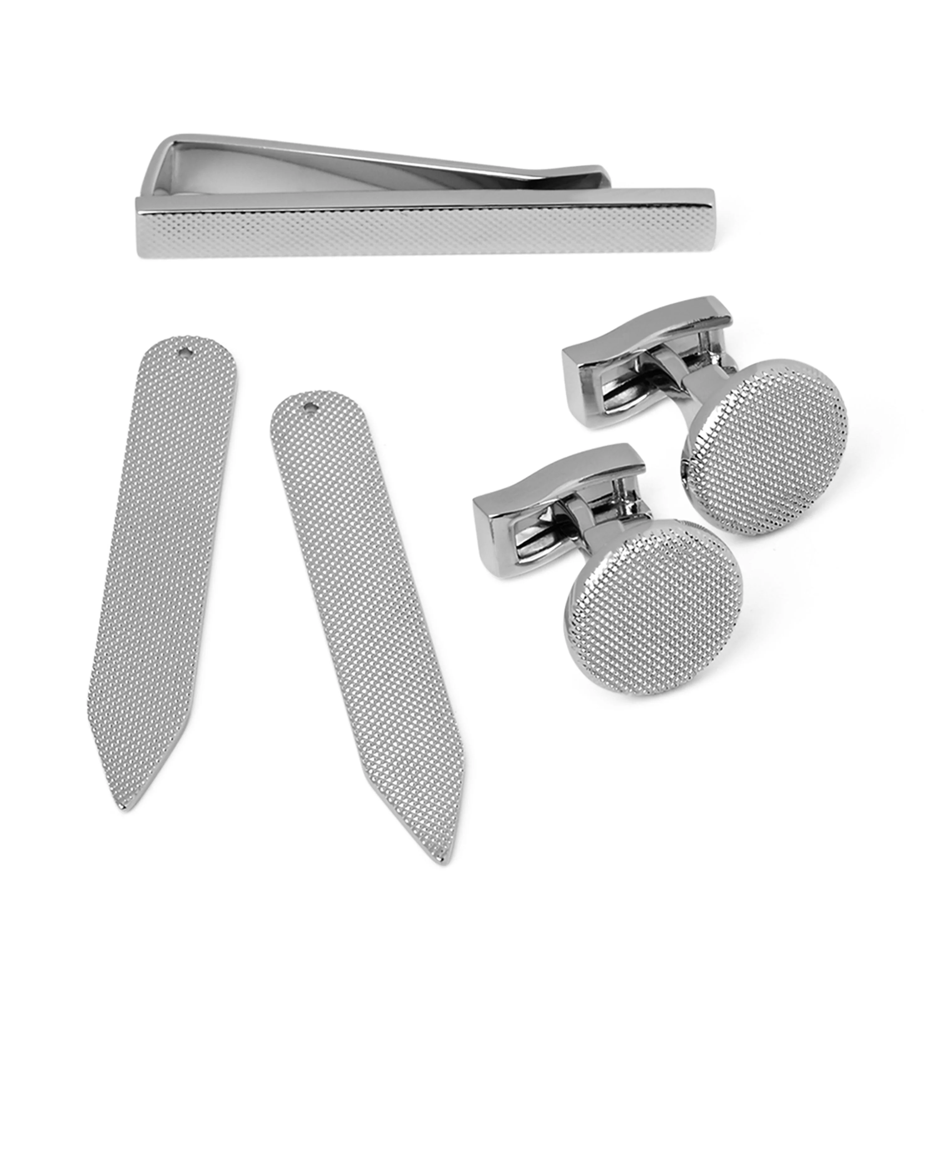 The Knurled Shirt Accessory Gift Set - Image 2
