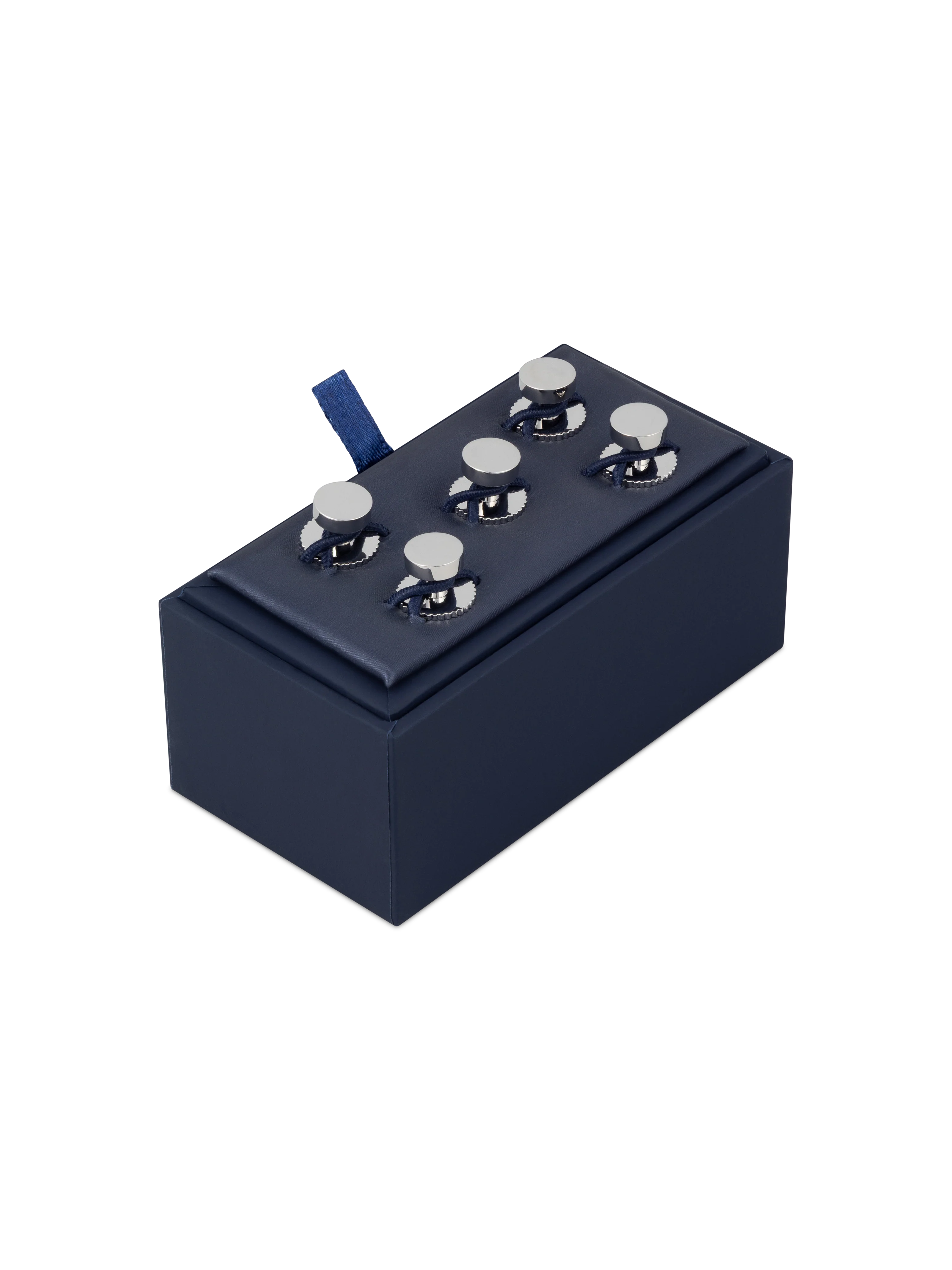 The Silver Round Dress Studs - Image 2