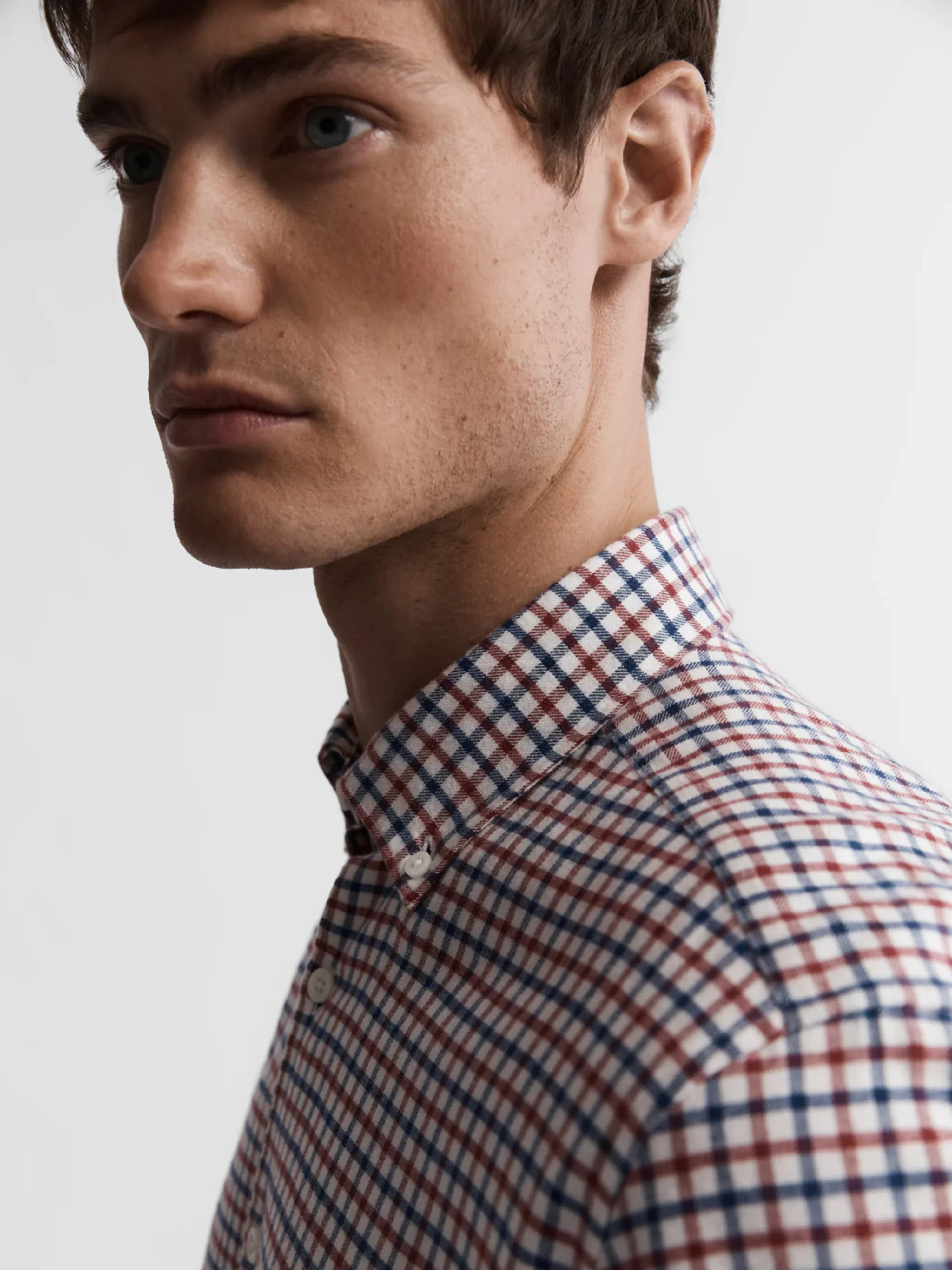 The Brushed Cotton Check Shirt - Image 4