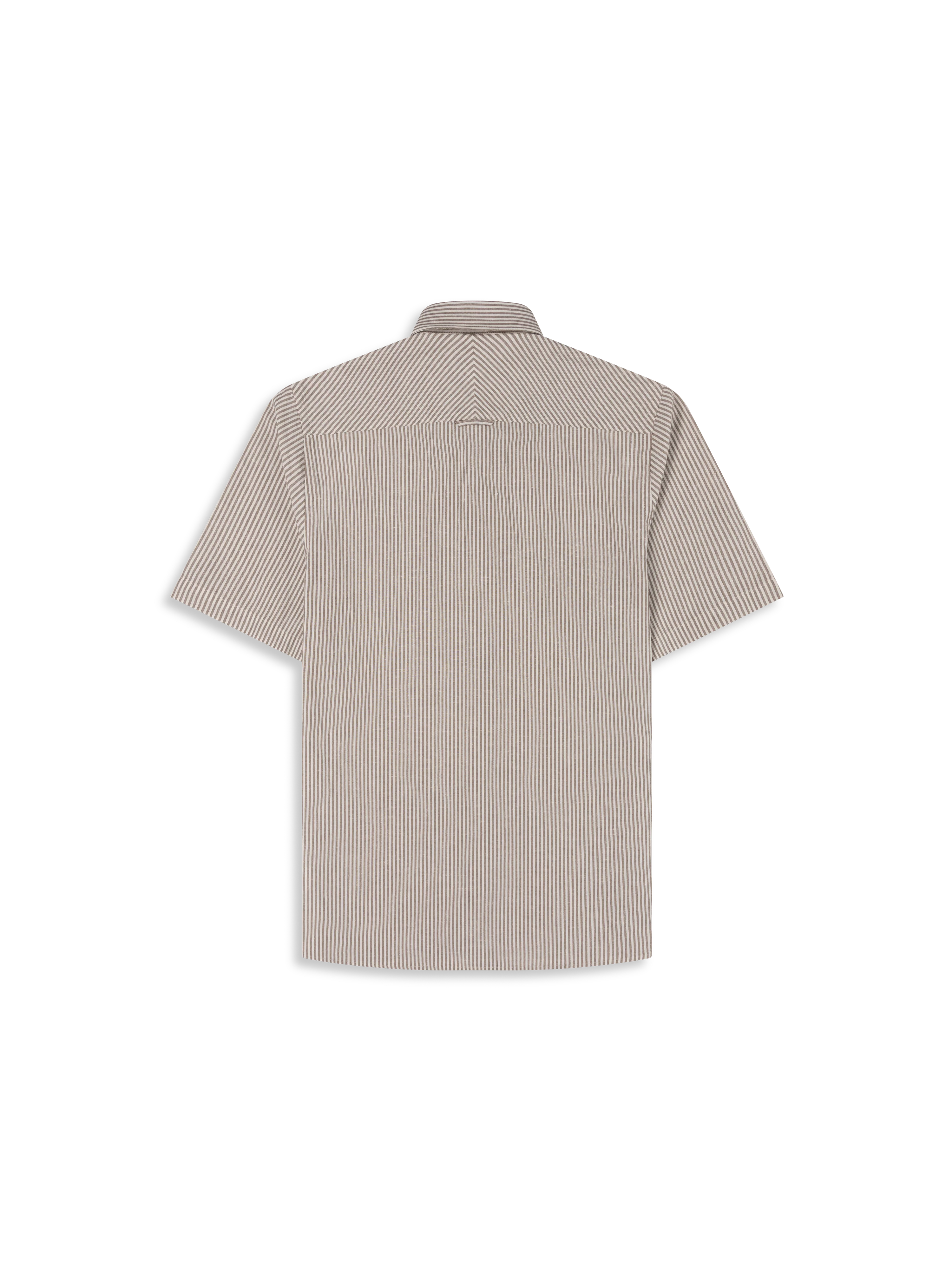 The Short Sleeve Linen Mix Shirt - Image 2