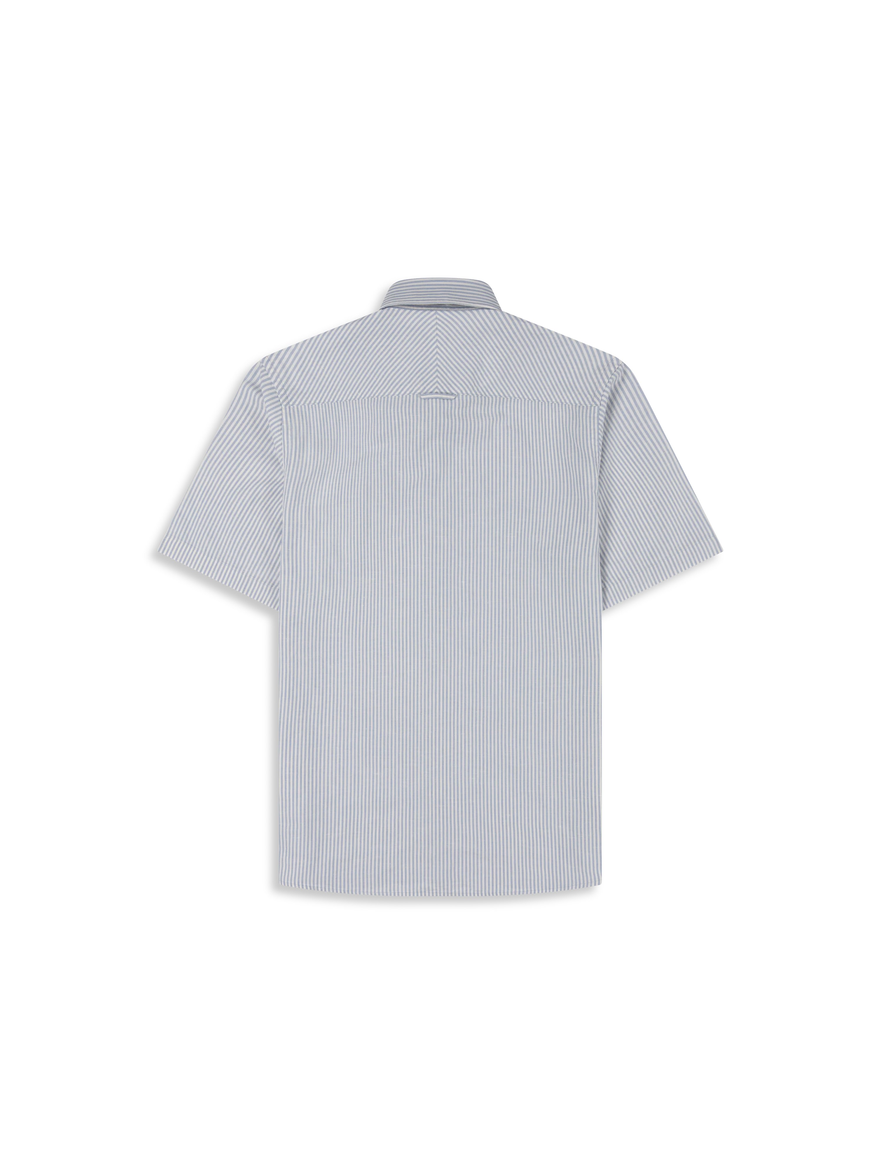 The Short Sleeve Linen Mix Shirt - Image 2