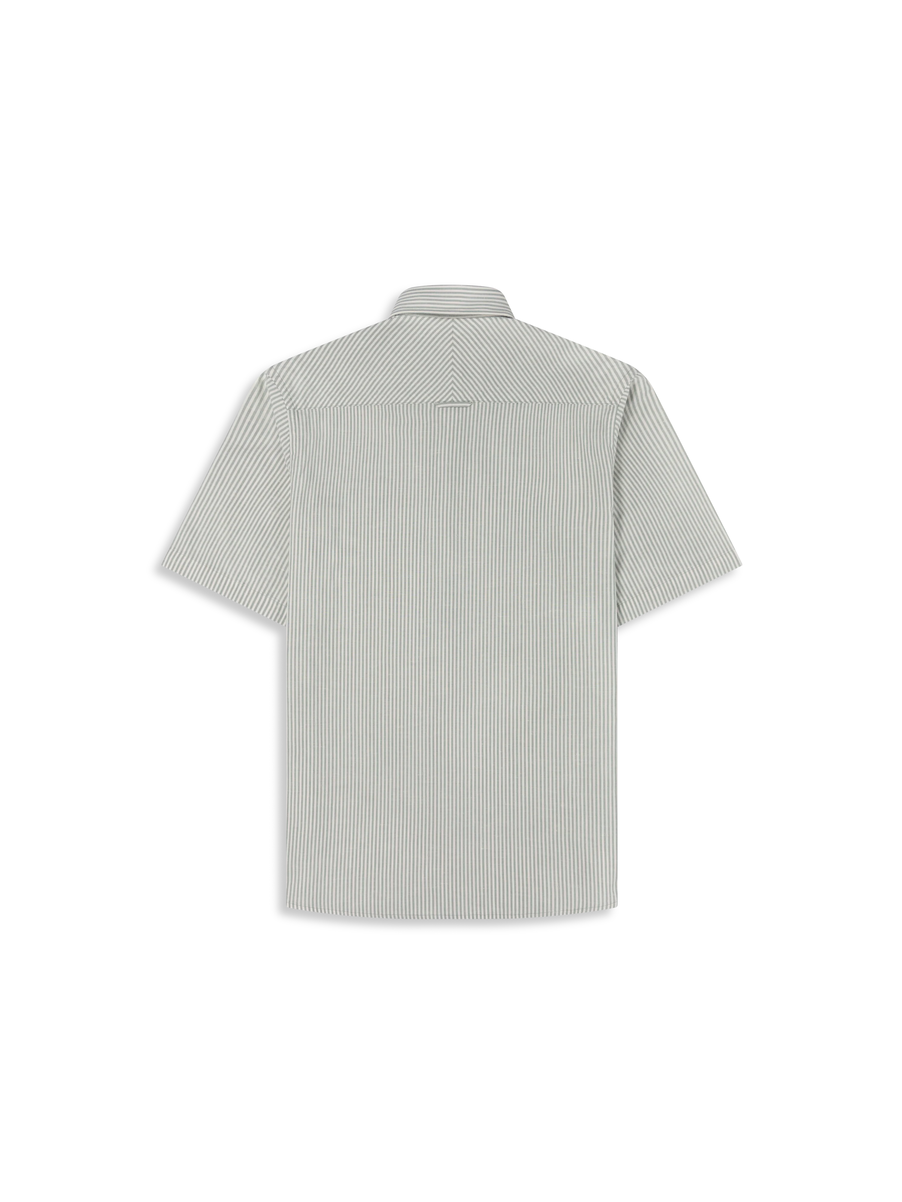 The Short Sleeve Linen Mix Shirt - Image 2