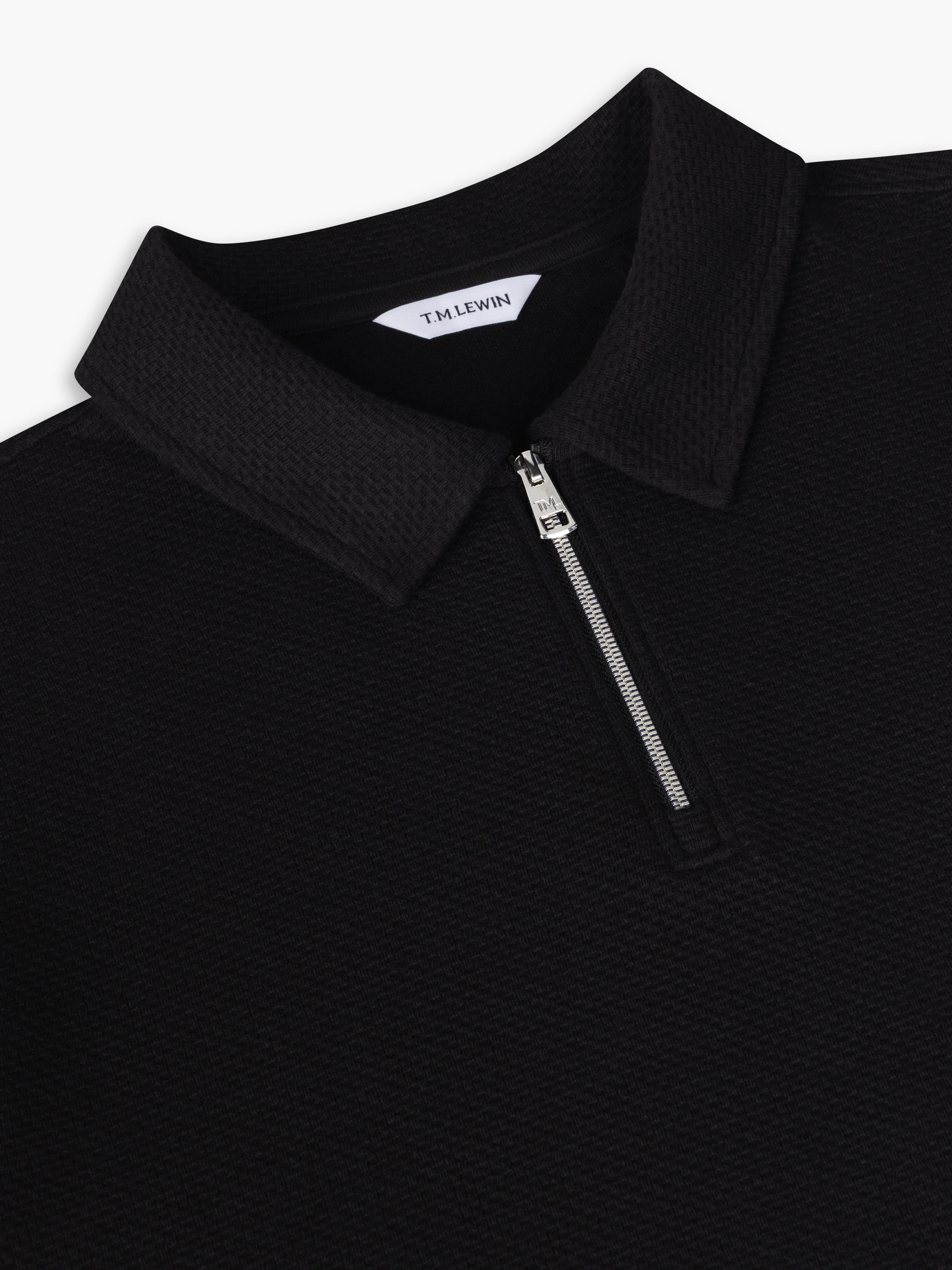 The Long Sleeve Waffle Polo - Image 4