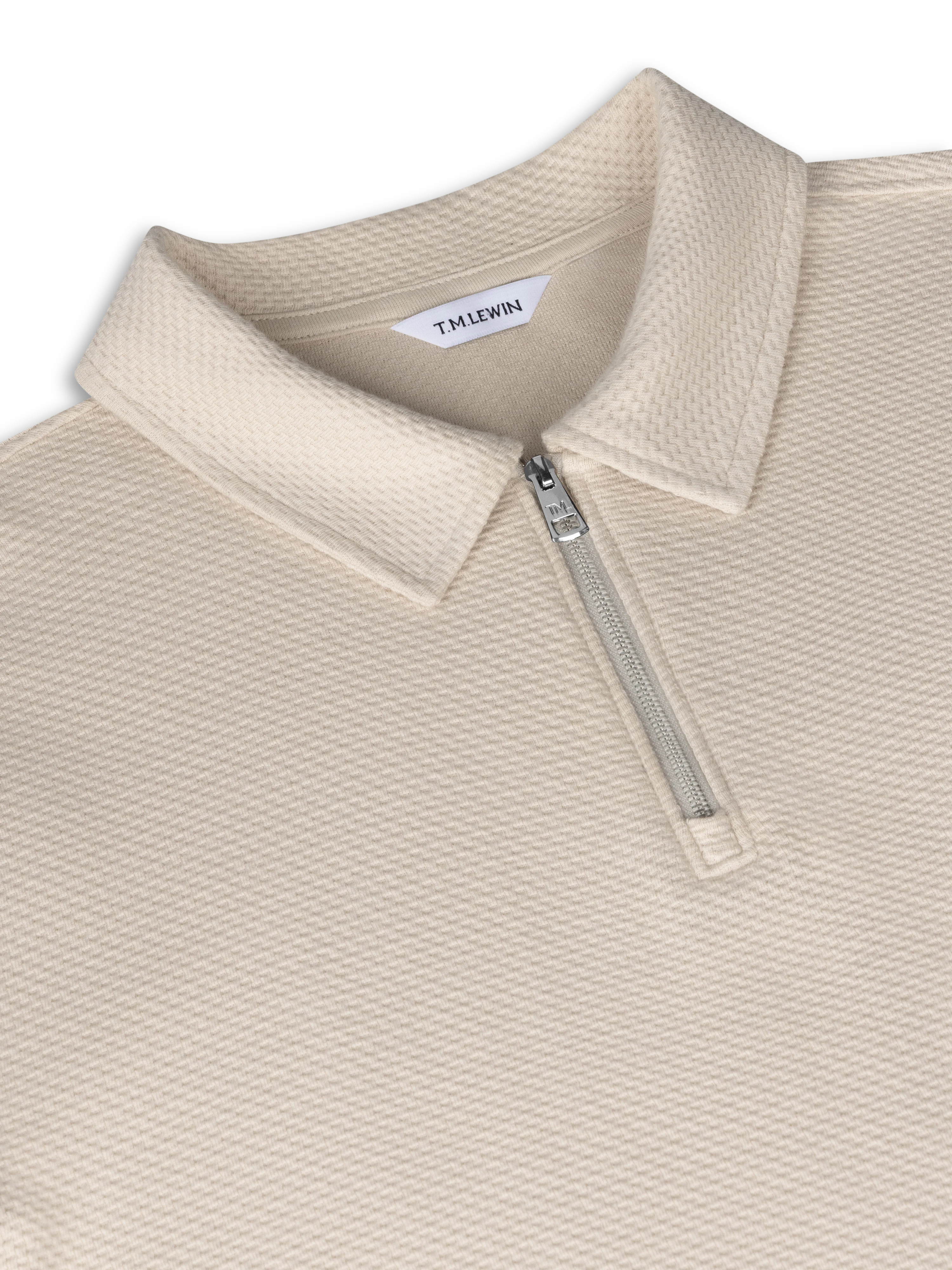 The Long Sleeve Waffle Polo - Image 4